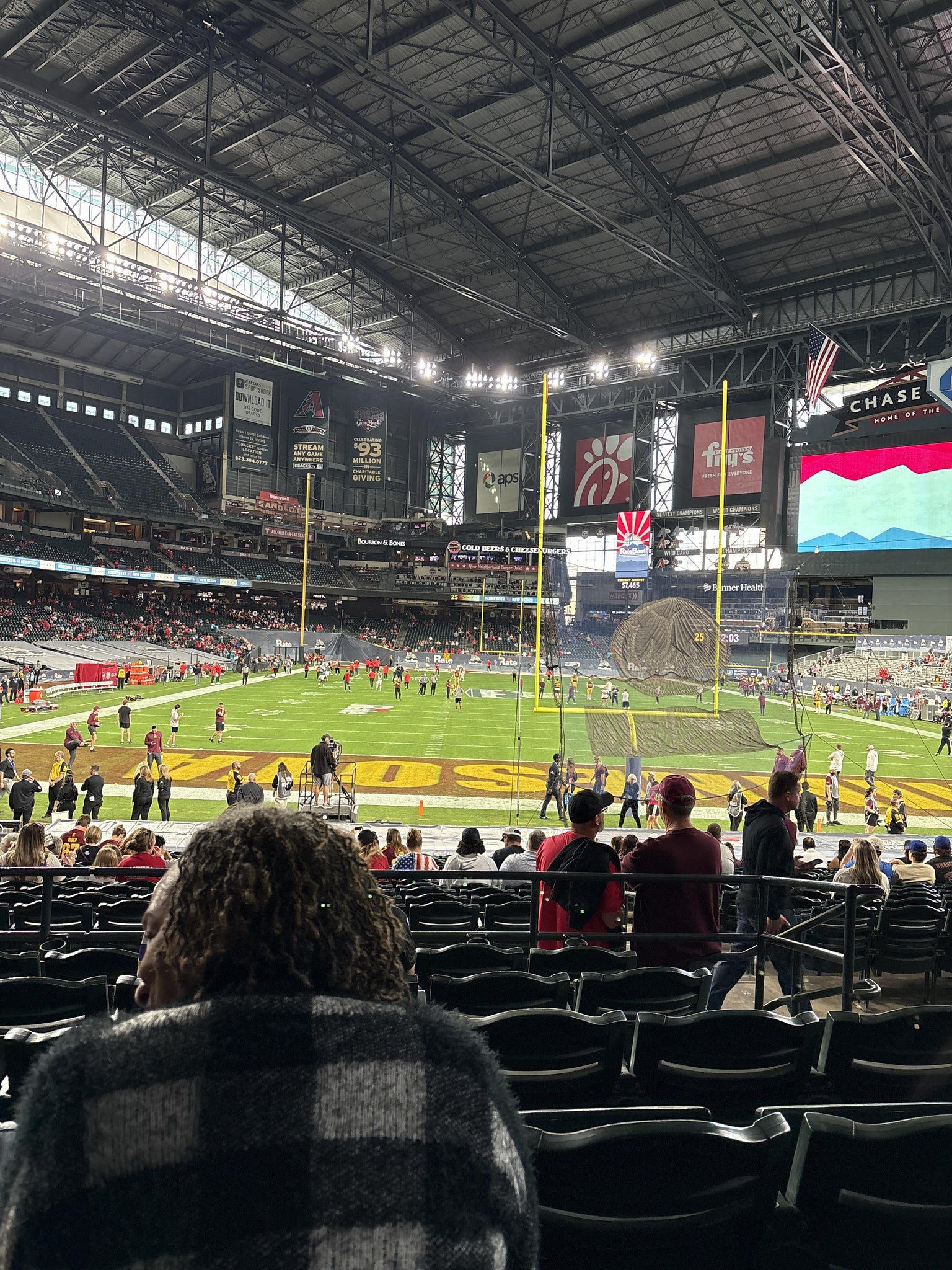 Real Fan View taken from Section 117 at Chase Field by Carlton E