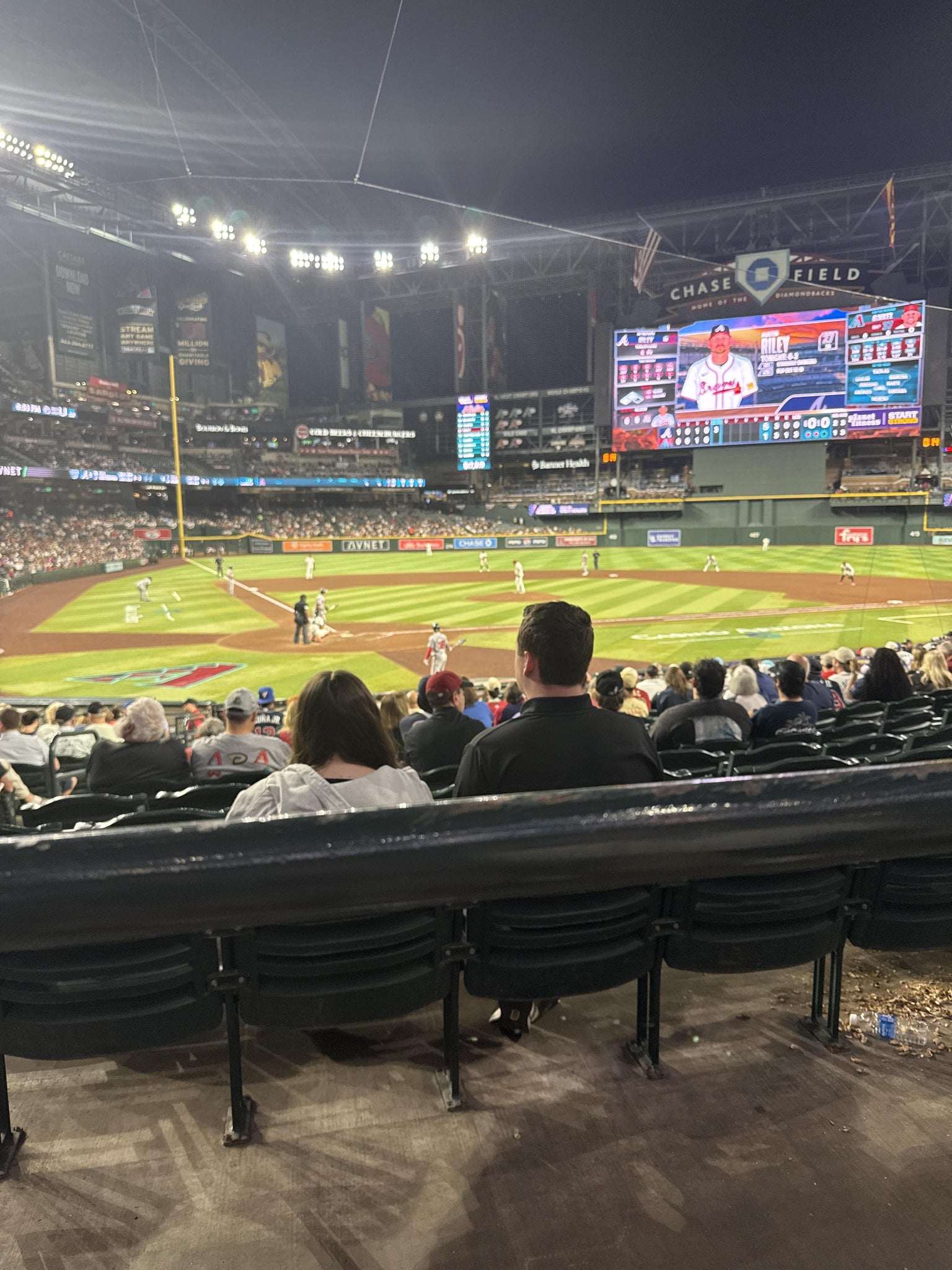Real Fan View taken from Section 119 at Chase Field by Anonymous User