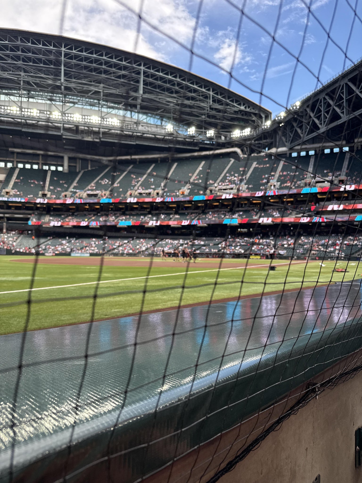 Real Fan View taken from Section 132 at Chase Field by Paul C