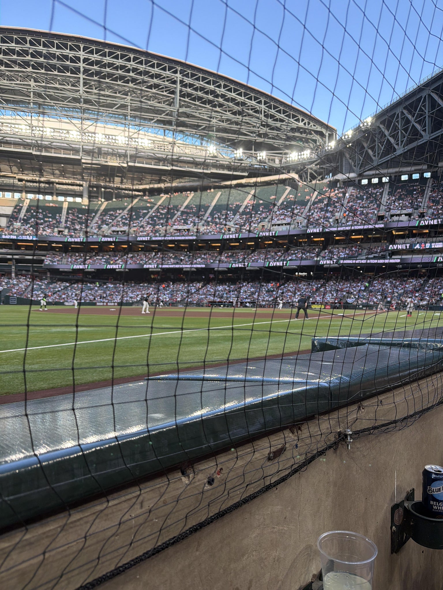 Real Fan View taken from Section 132 at Chase Field by Jason C