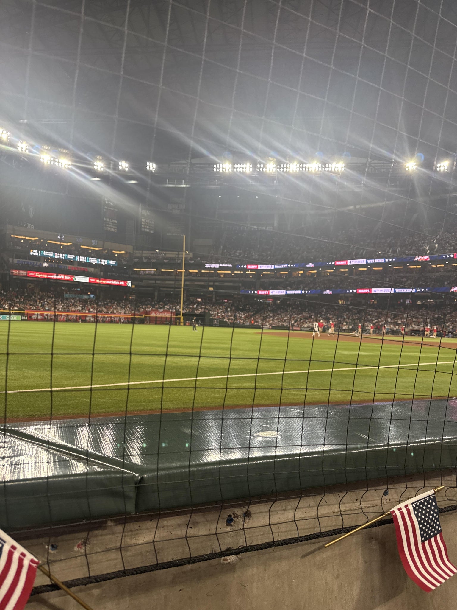 Real Fan View taken from Section 133 at Chase Field by Luis E