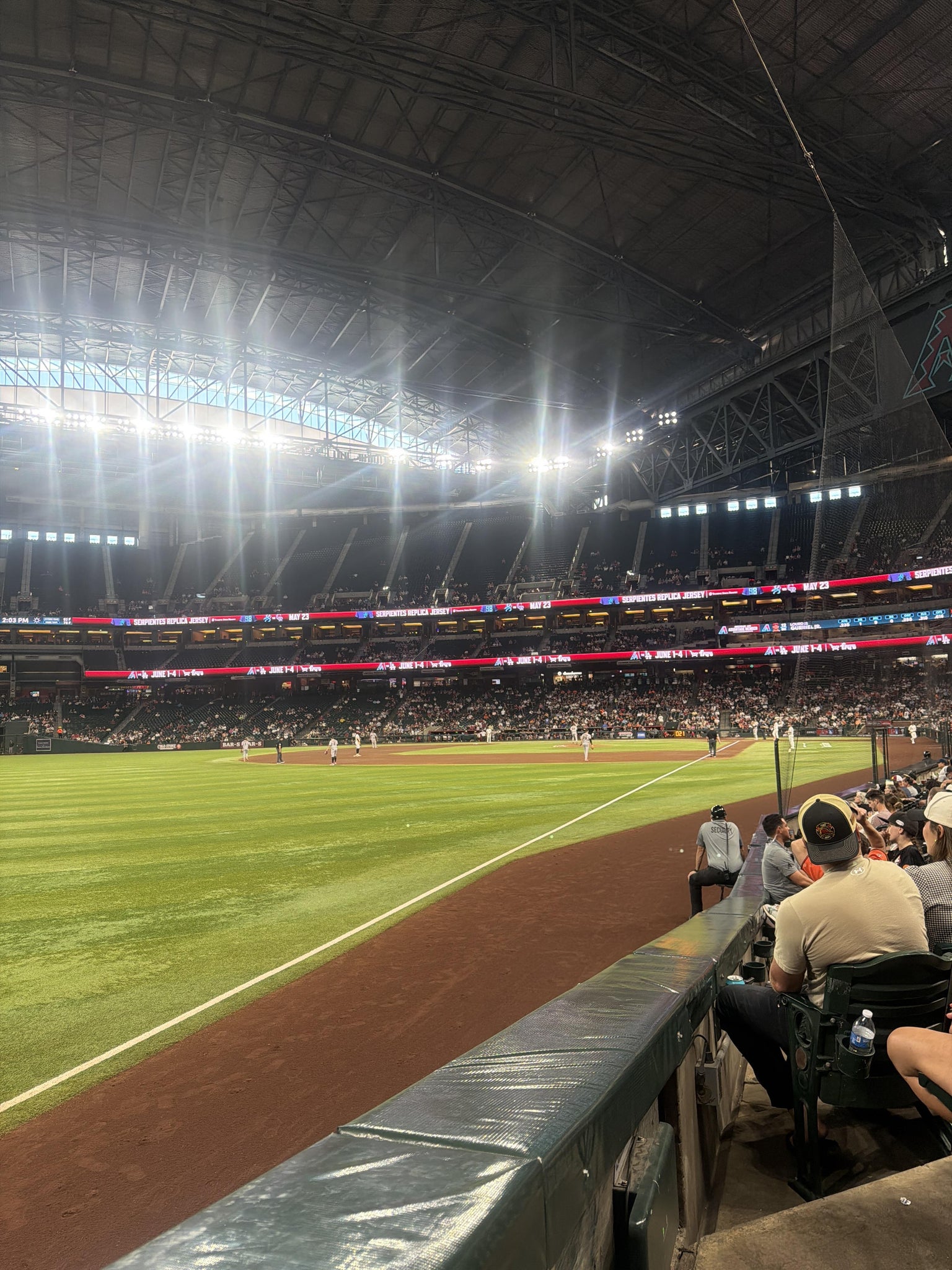Real Fan View taken from Section 136 at Chase Field by Antonio P