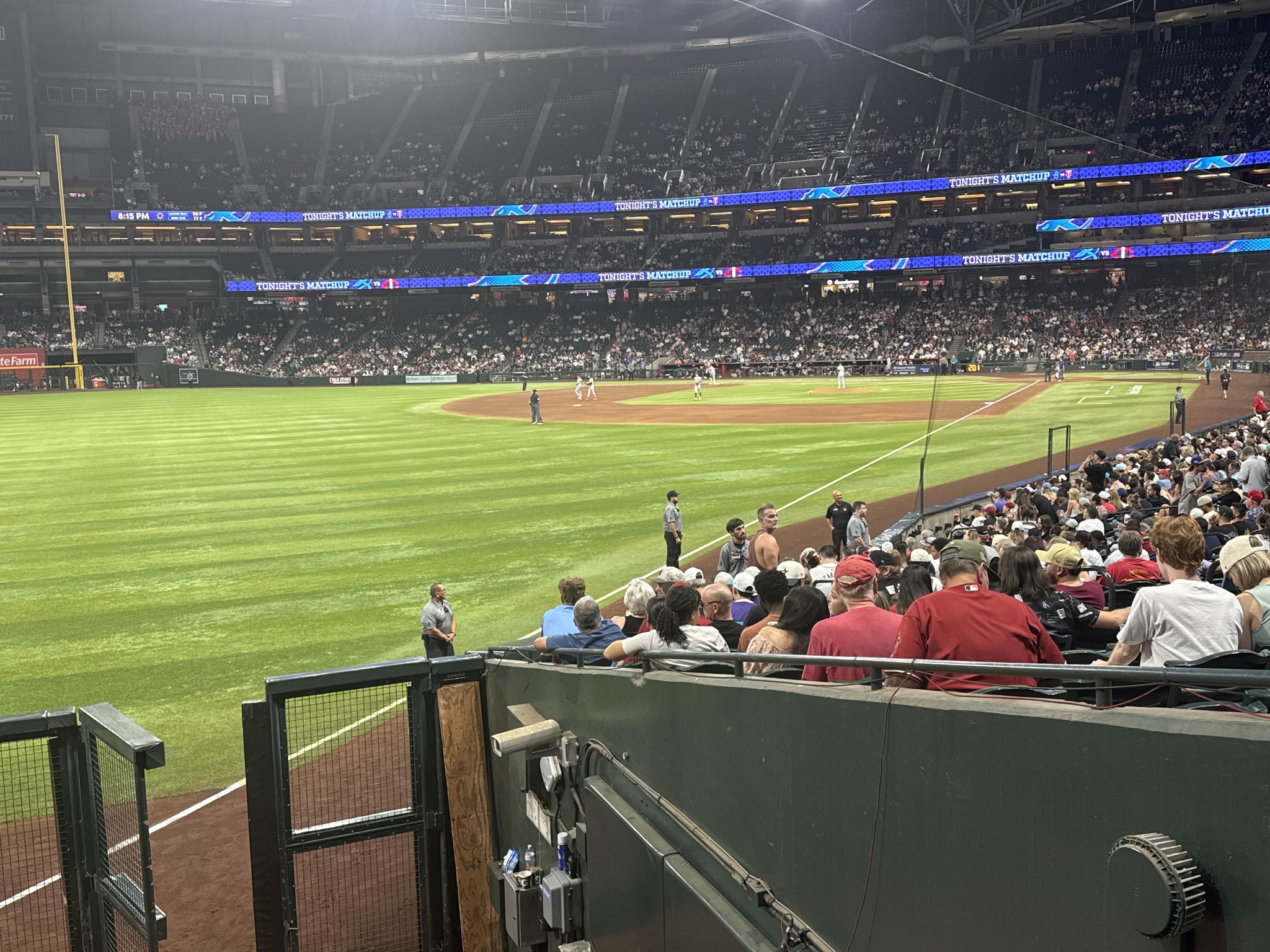 Real Fan View taken from Section 136 at Chase Field by Michael V