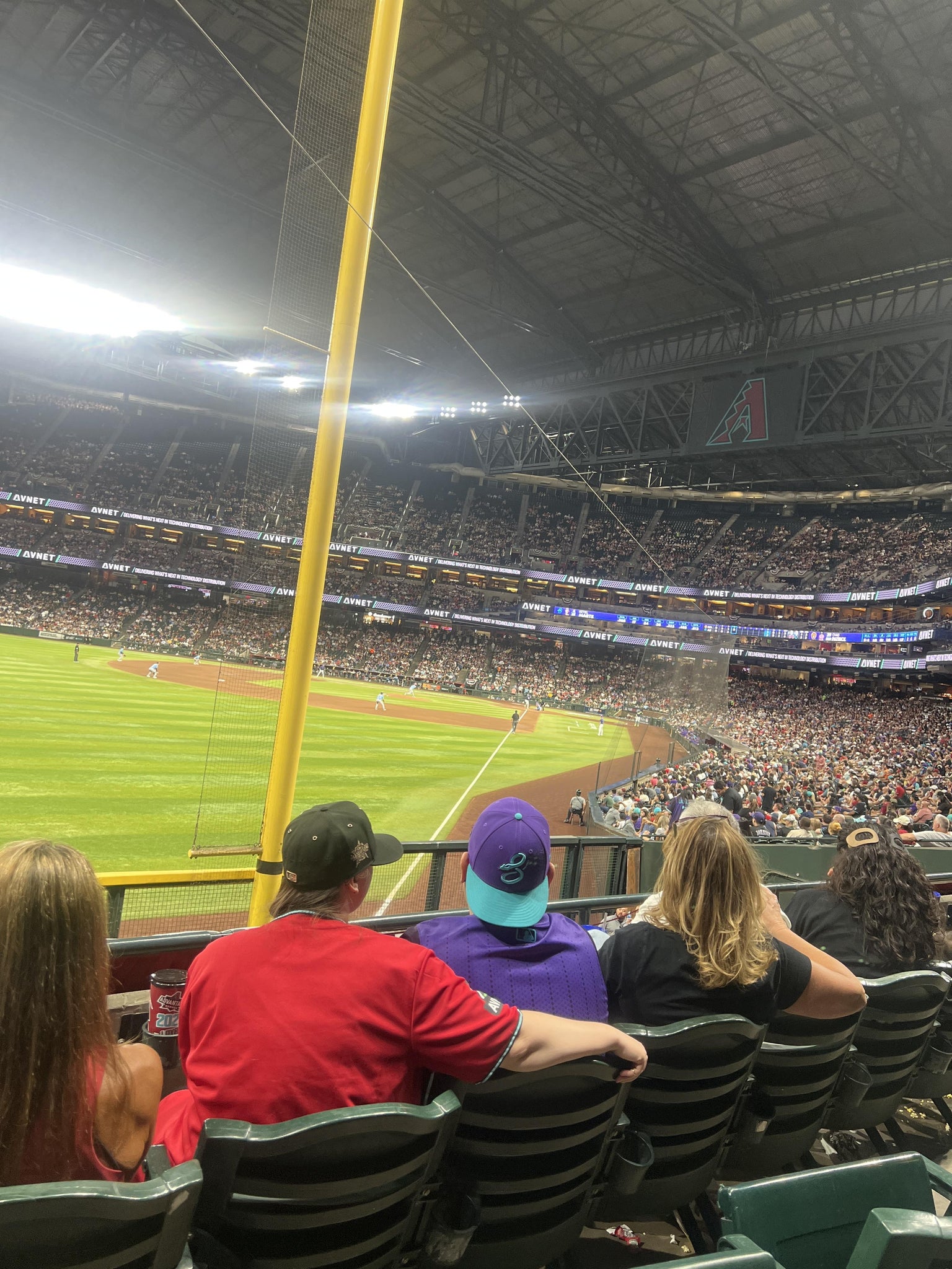 Real Fan View taken from Section 137 at Chase Field by Javier C