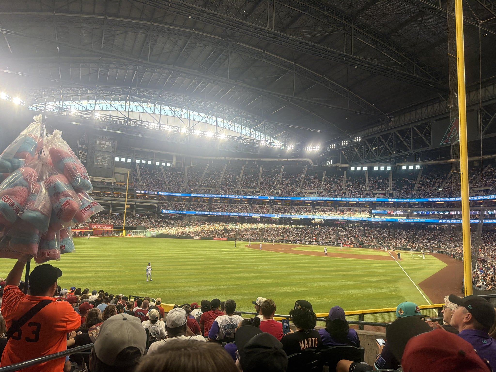 Real Fan View taken from Section 138 at Chase Field by Fernando M