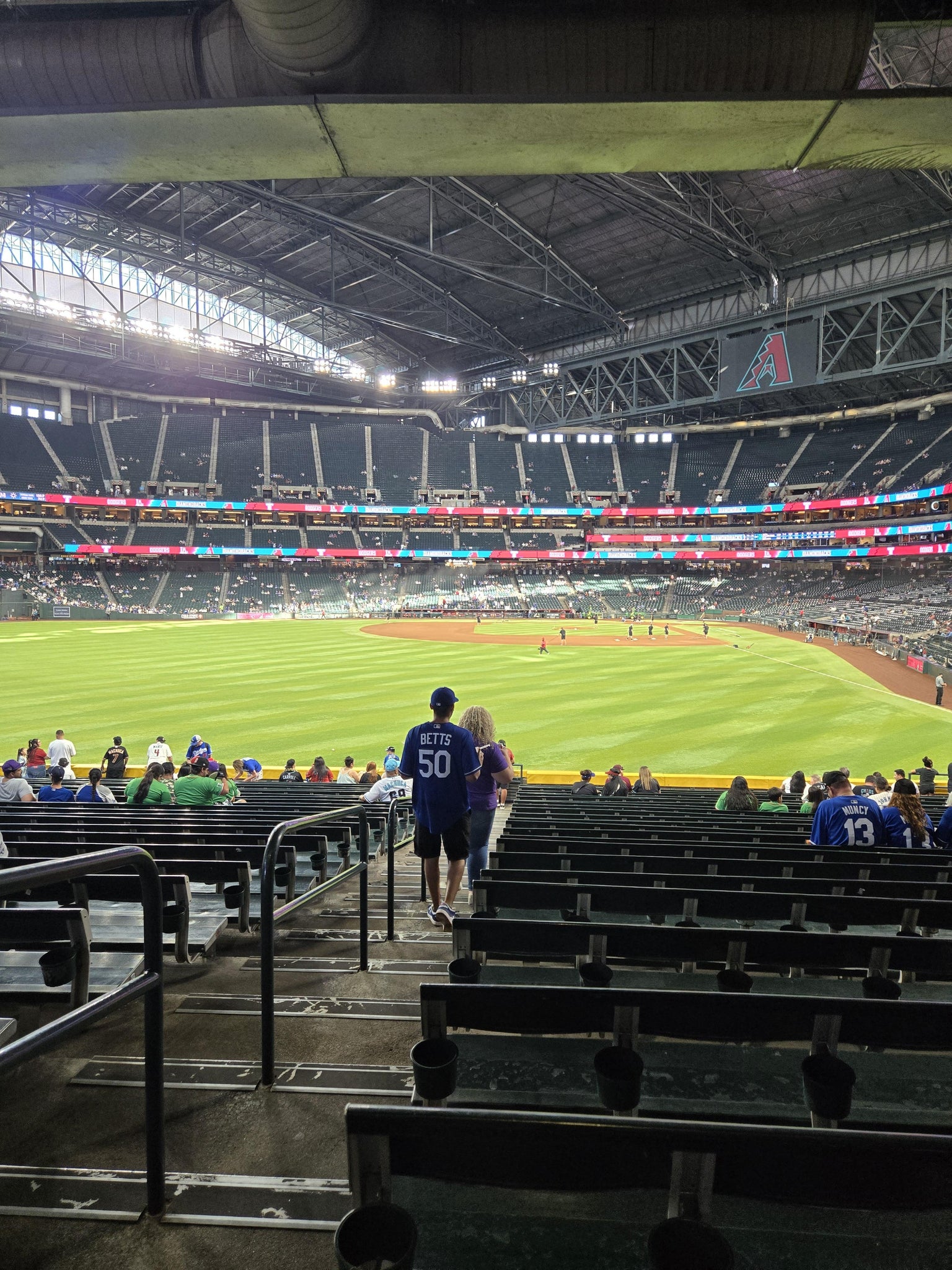 Real Fan View taken from Section 140 at Chase Field by Barbara C