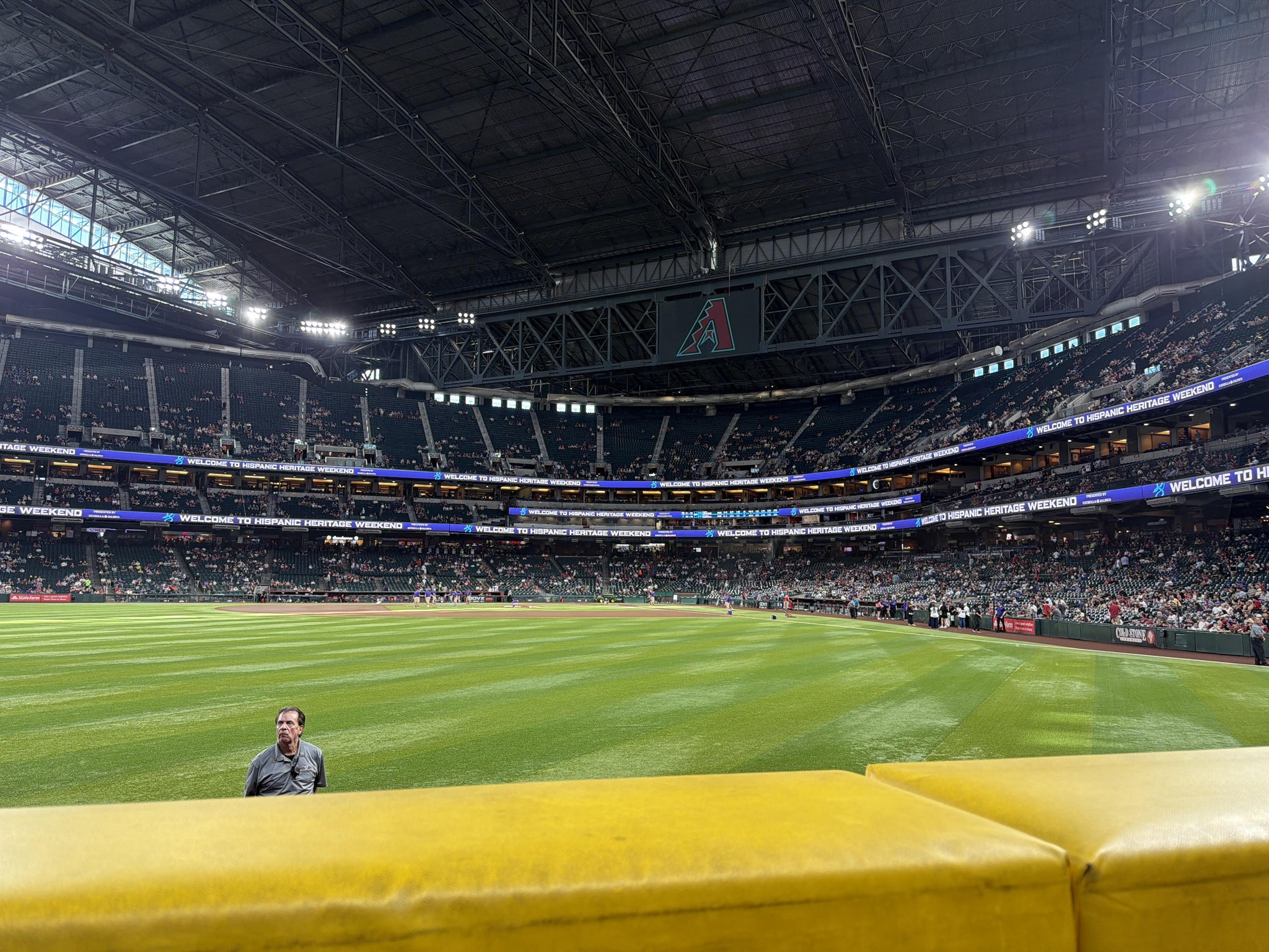 Real Fan View taken from Section 141 at Chase Field by Michael L