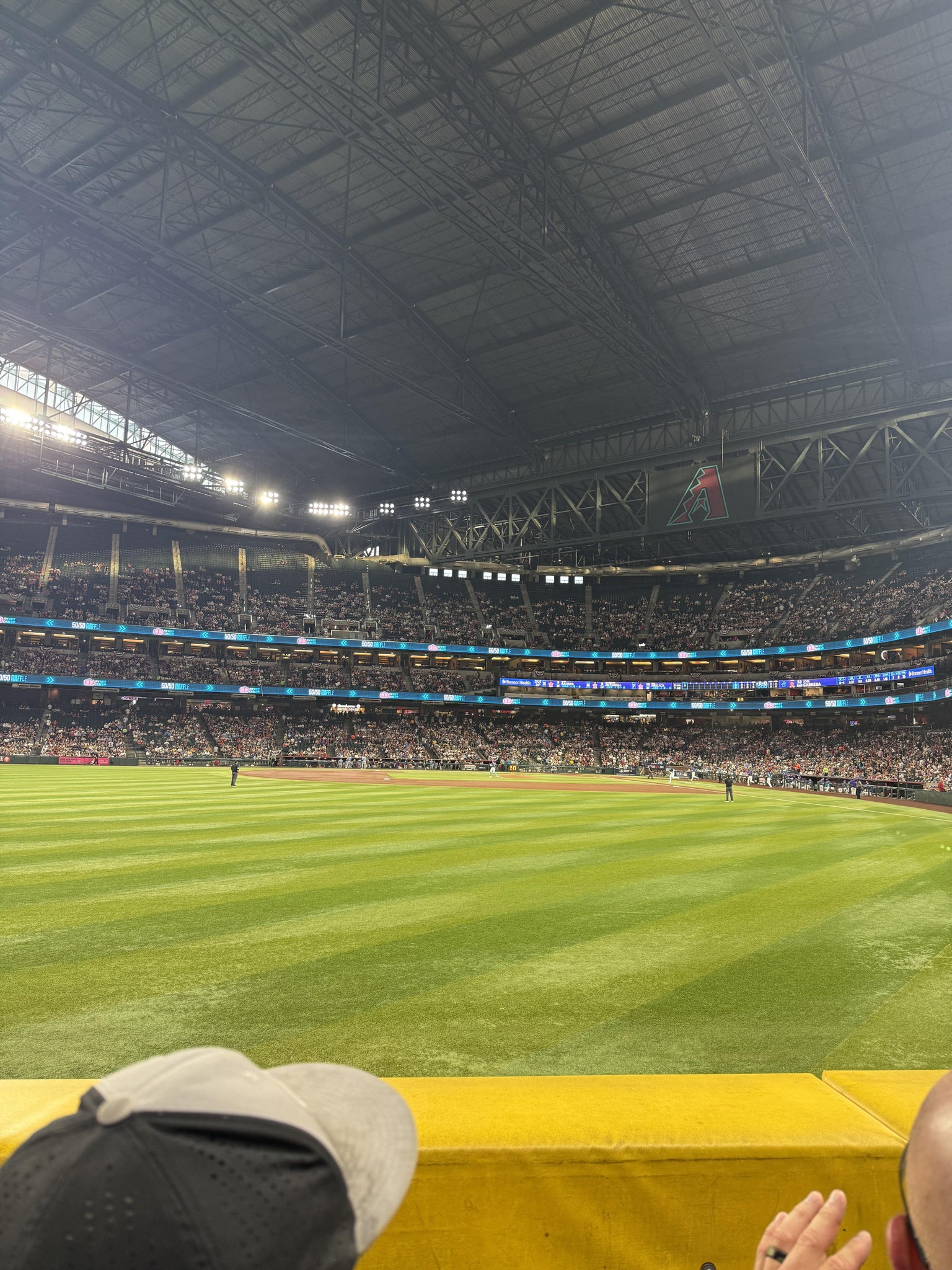 Real Fan View taken from Section 141 at Chase Field by Laila D