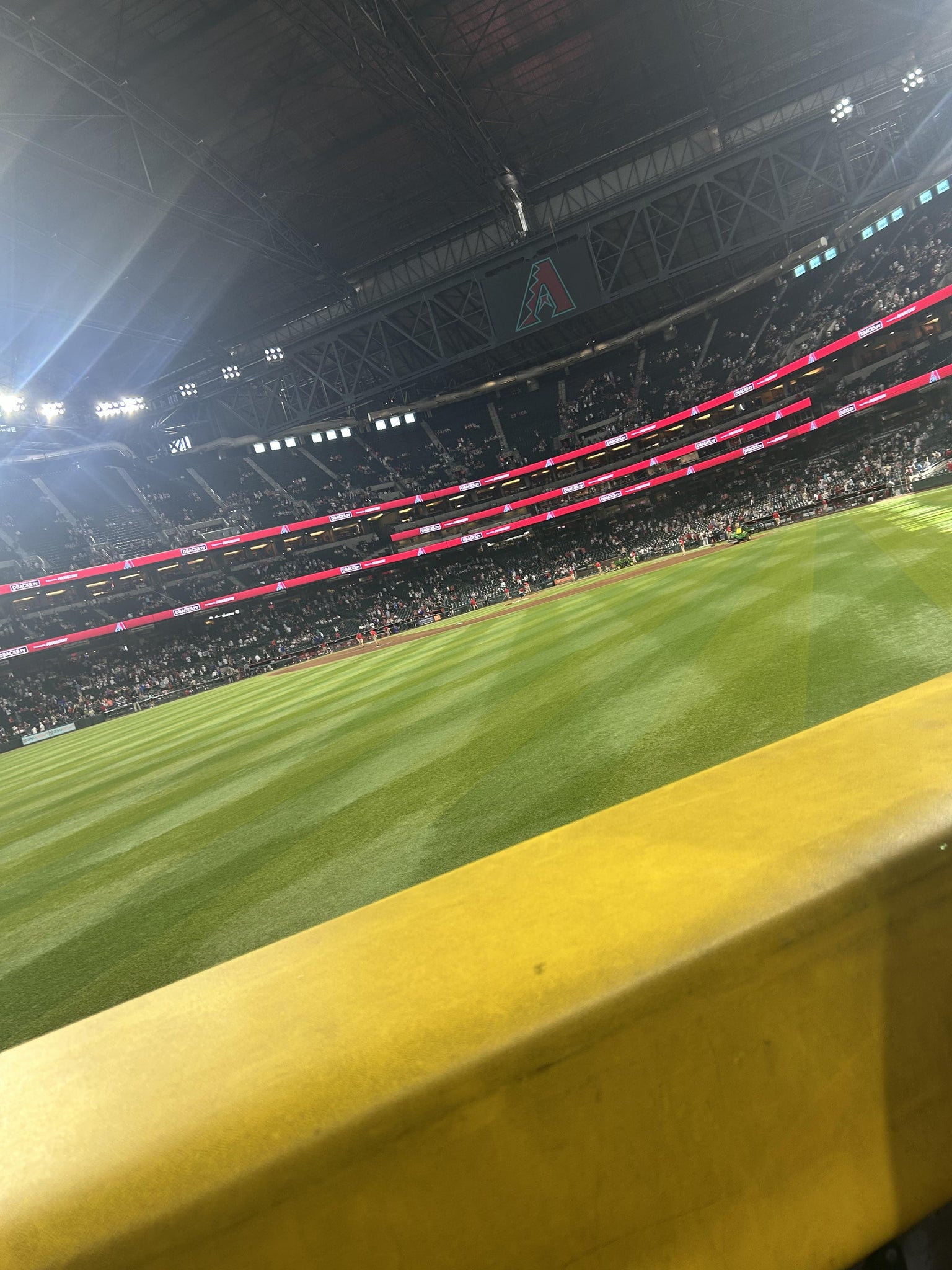 Real Fan View taken from Section 144 at Chase Field by Mark N