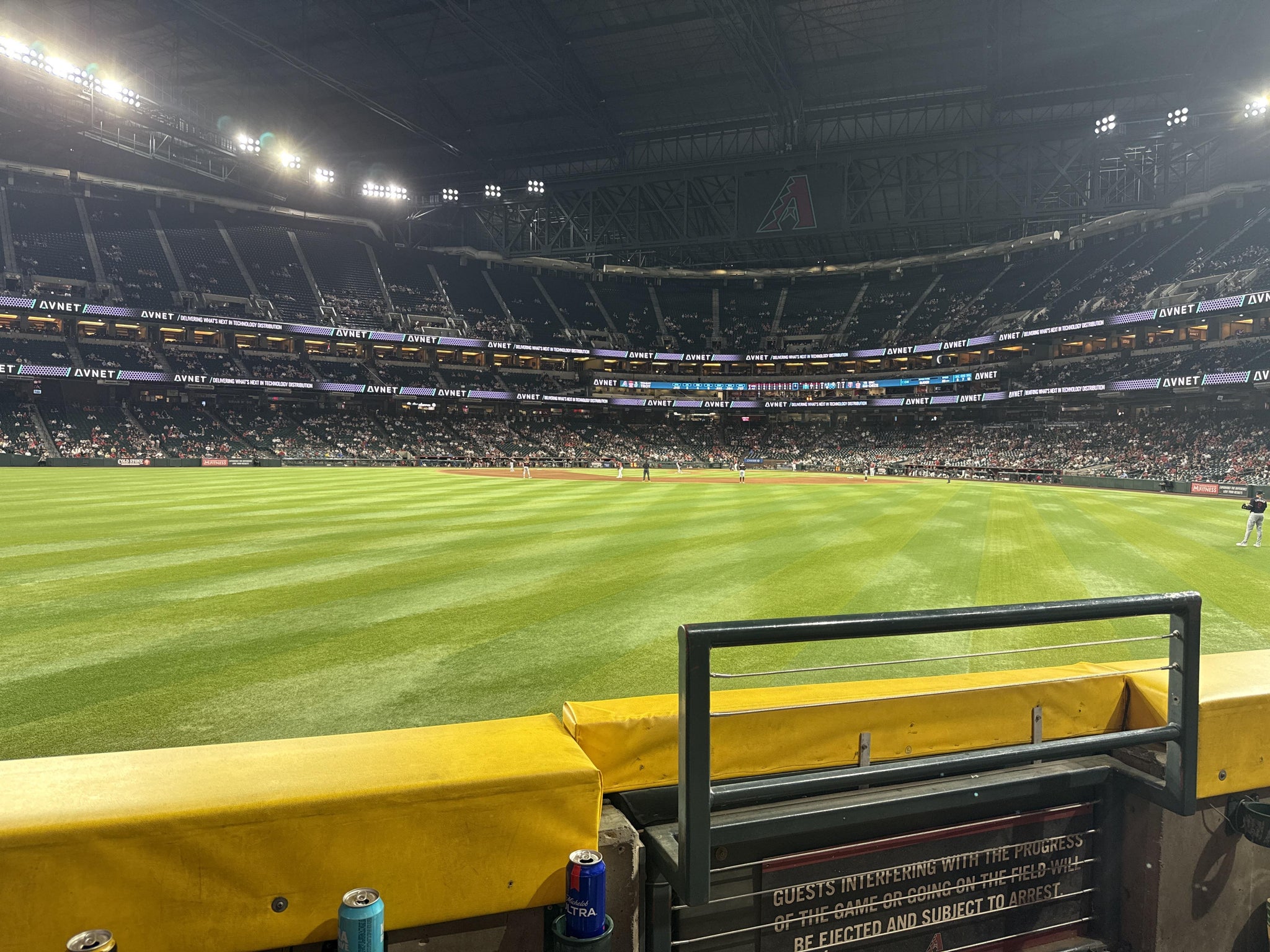 Real Fan View taken from Section 144 at Chase Field by Anonymous User