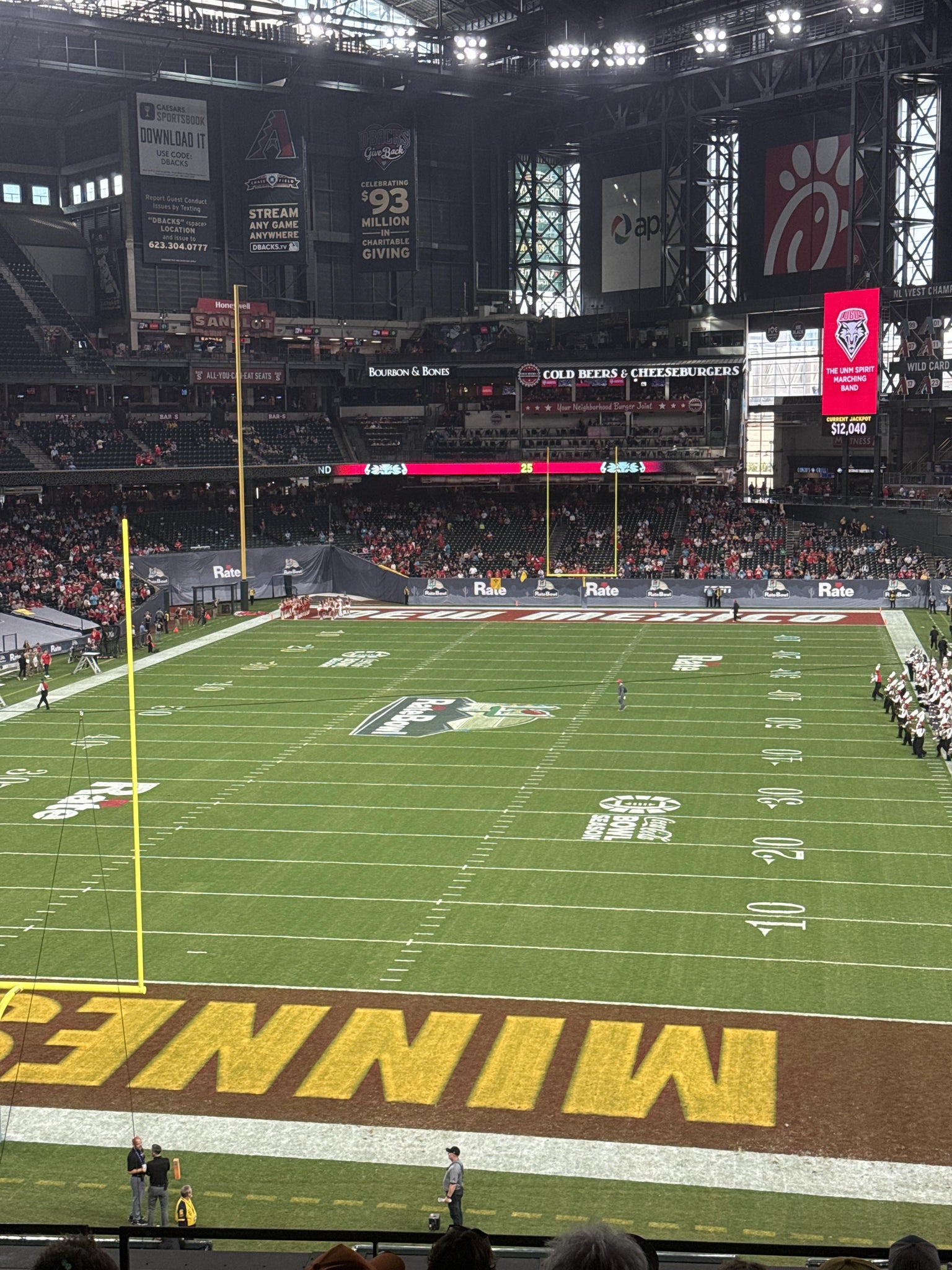 Real Fan View taken from Section 207 at Chase Field by Martin B