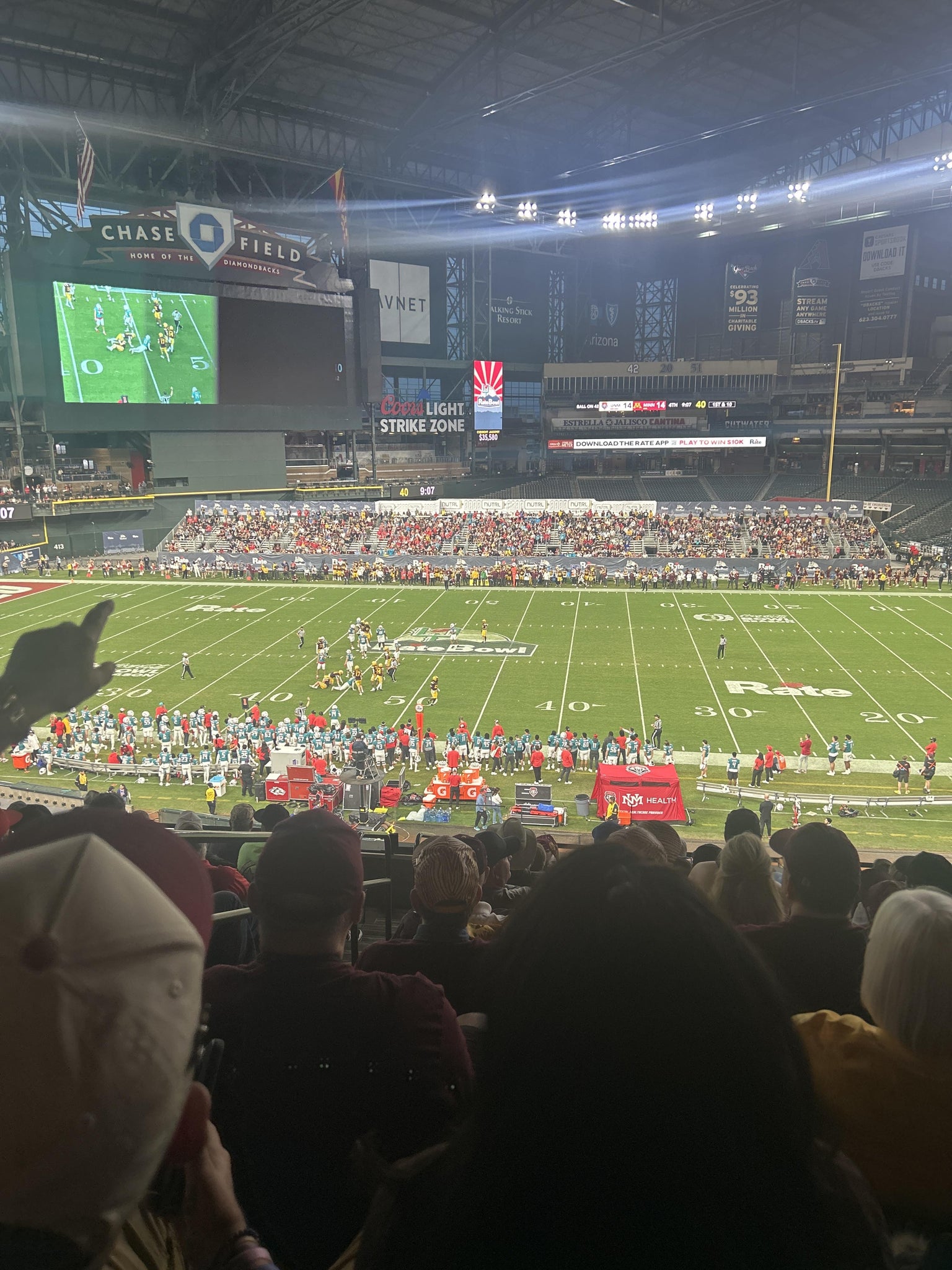 Real Fan View taken from Section 213 at Chase Field by Megan L