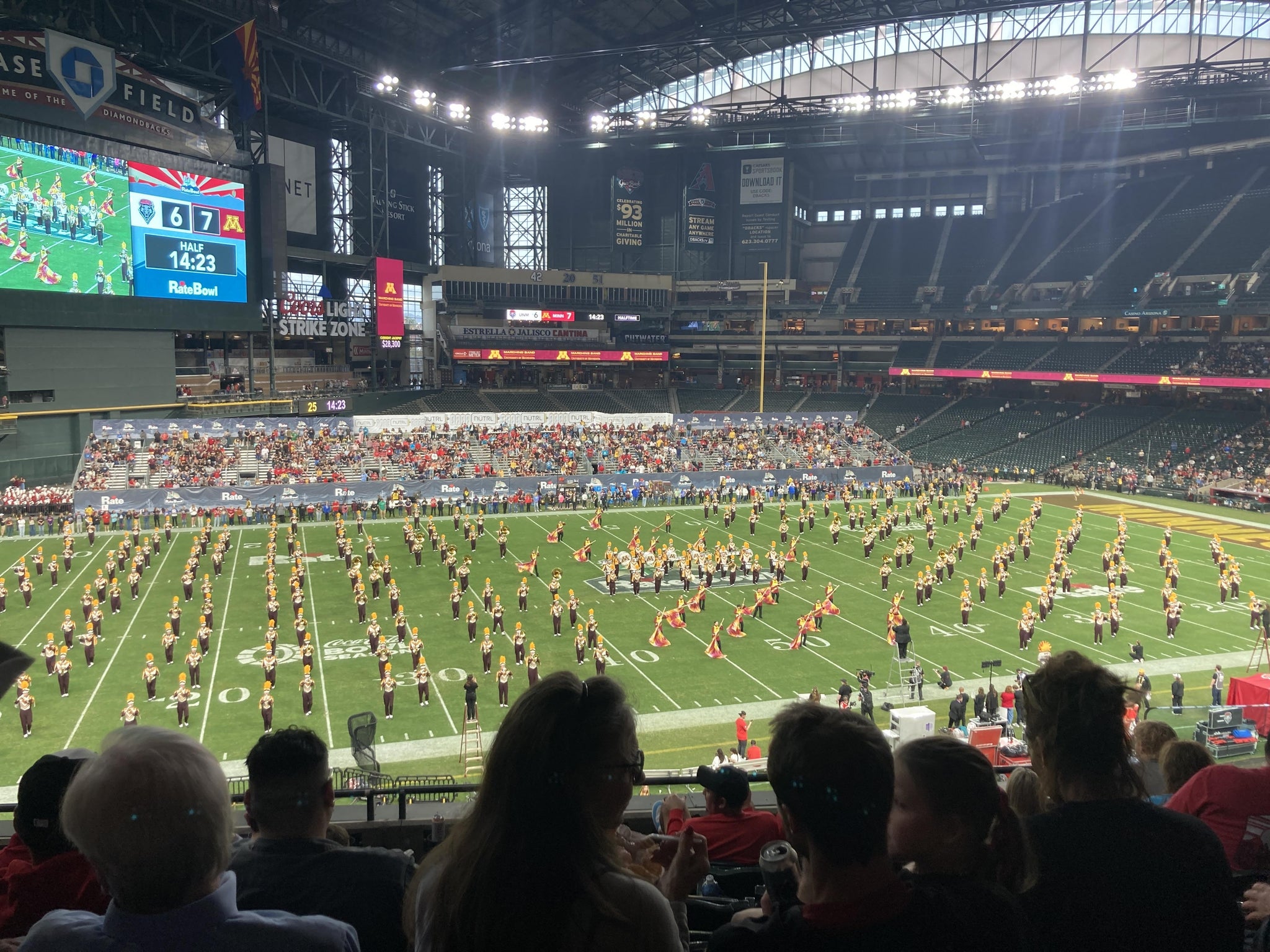 Real Fan View taken from Section 217 at Chase Field by Andres G