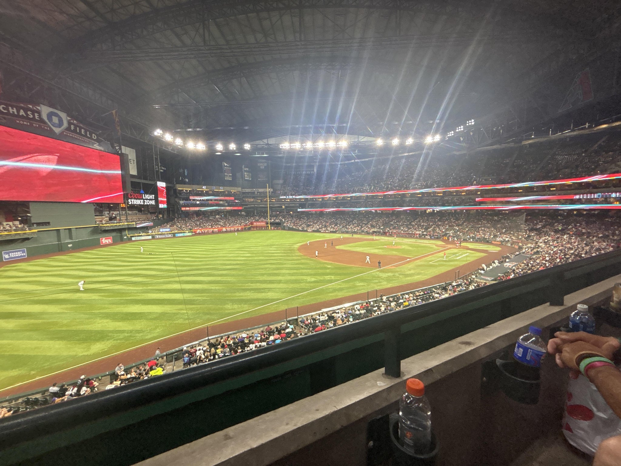 Real Fan View taken from Section 218 at Chase Field by Alexis M