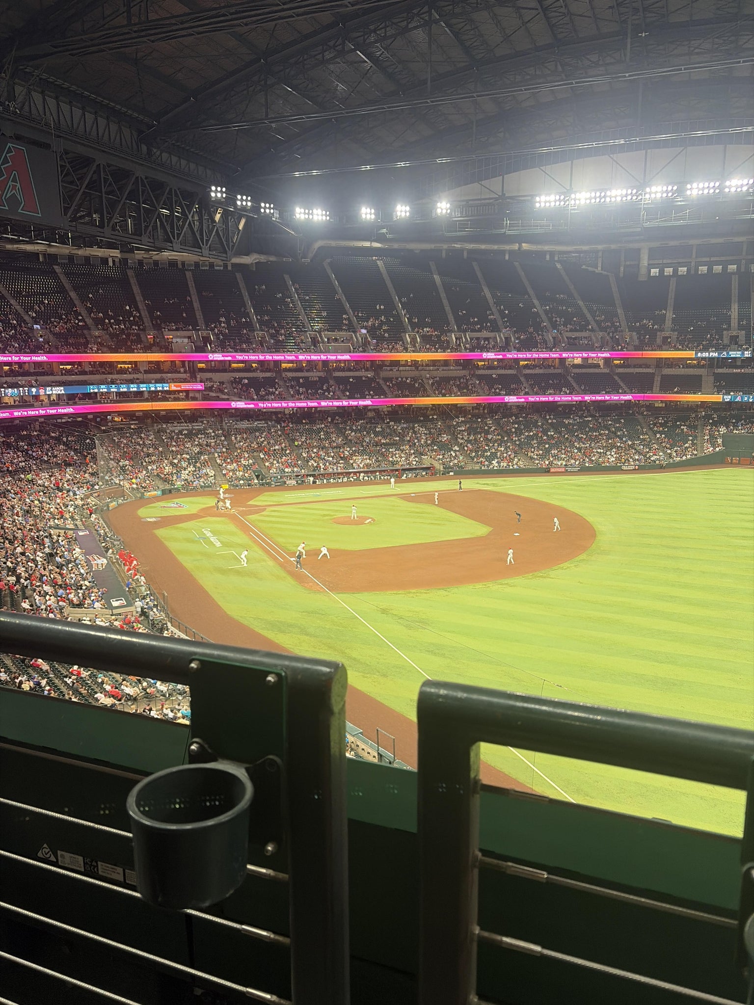 Real Fan View taken from Section 301 at Chase Field by Sharlyn E