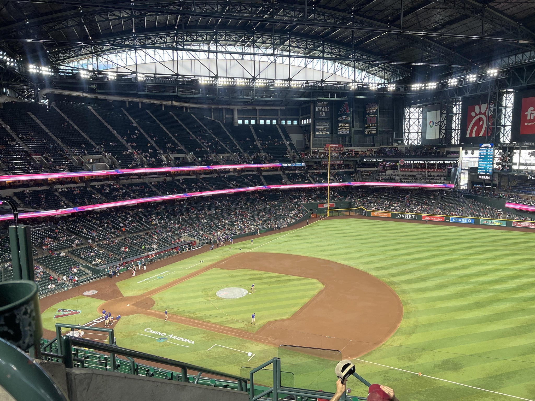 Real Fan View taken from Section 307 at Chase Field by Marielena F