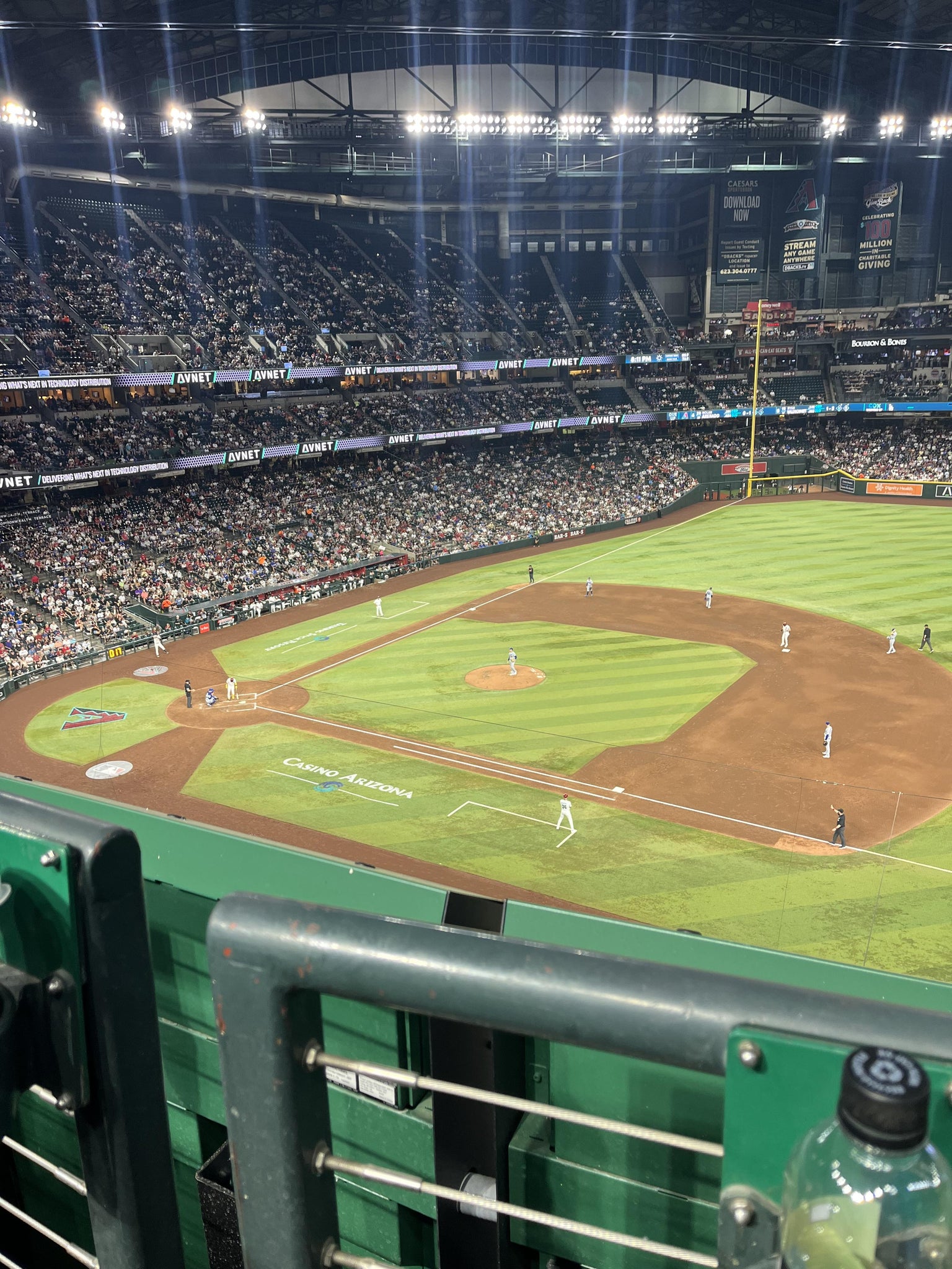Real Fan View taken from Section 308 at Chase Field by Anonymous User