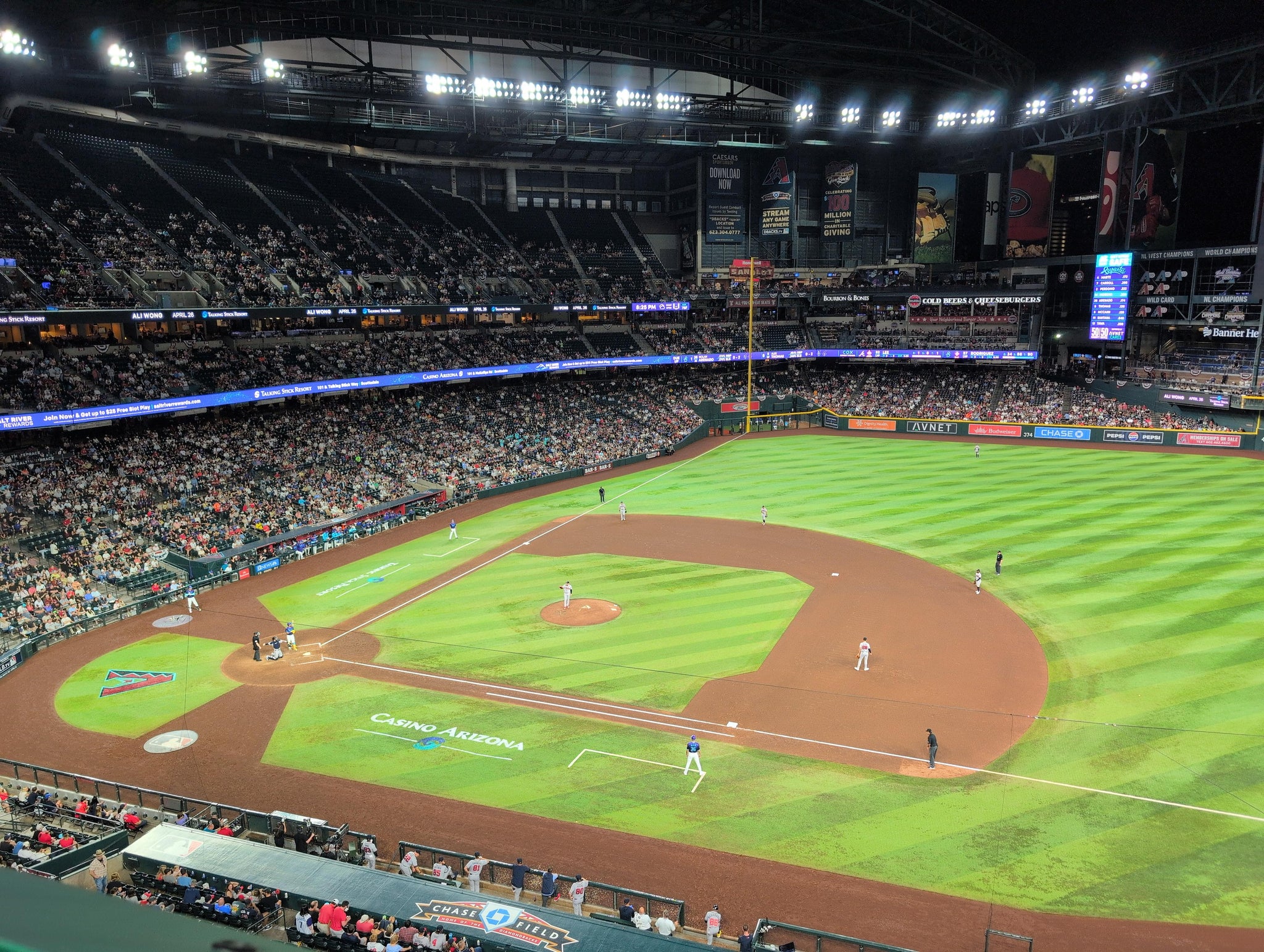 Real Fan View taken from Section 308 at Chase Field by Julio H