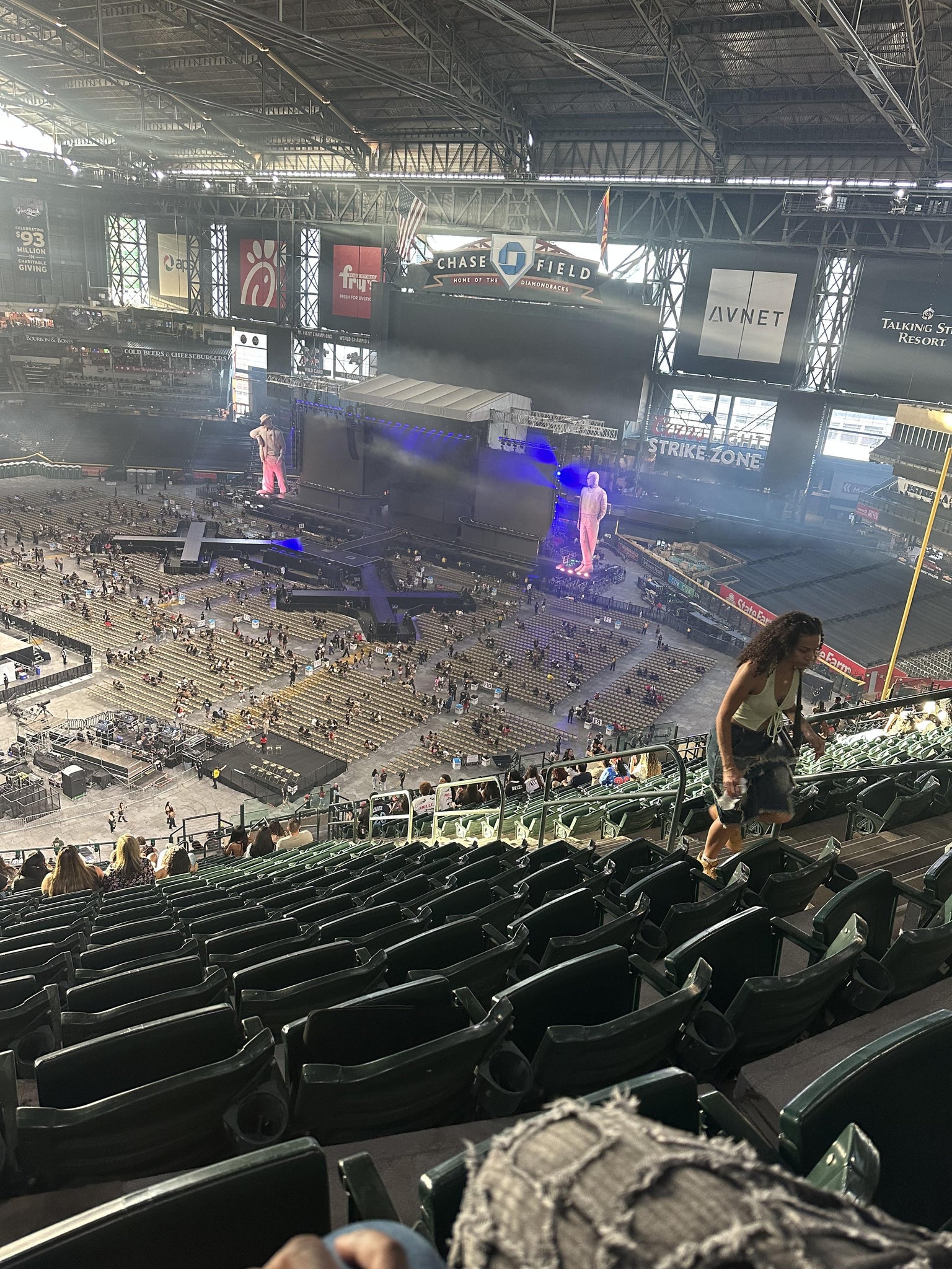 Real Fan View taken from Section 308 at Chase Field by Mykeus J