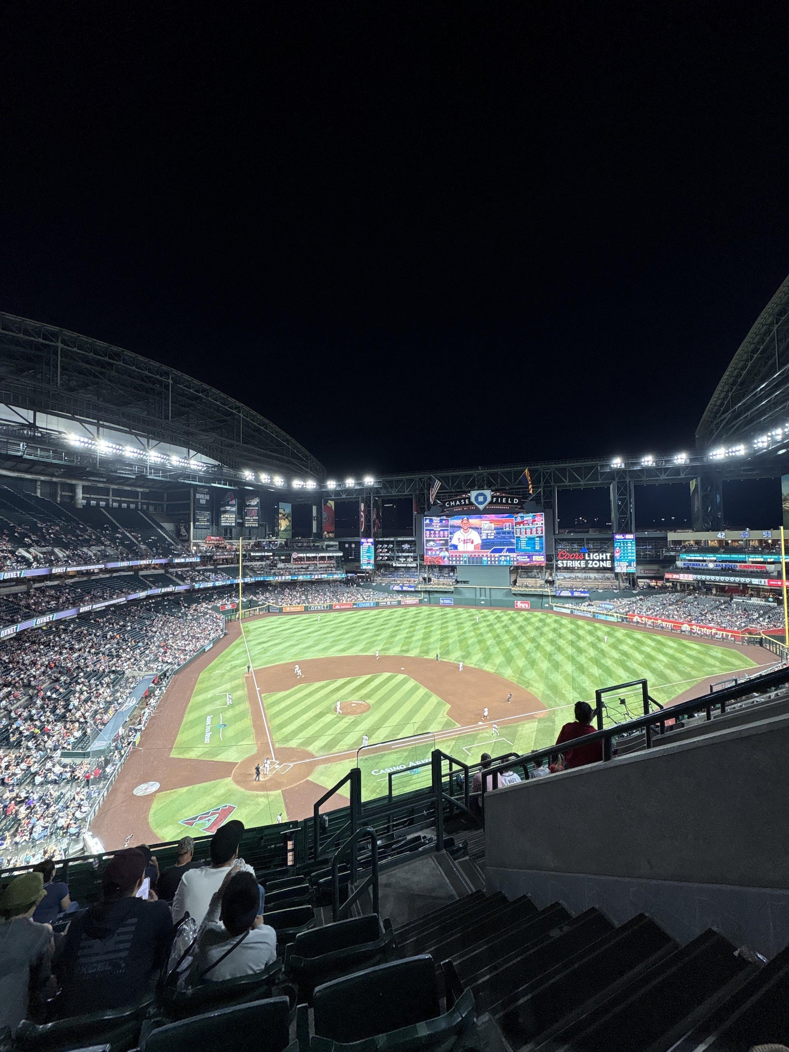 Real Fan View taken from Section 313 at Chase Field by Mia L