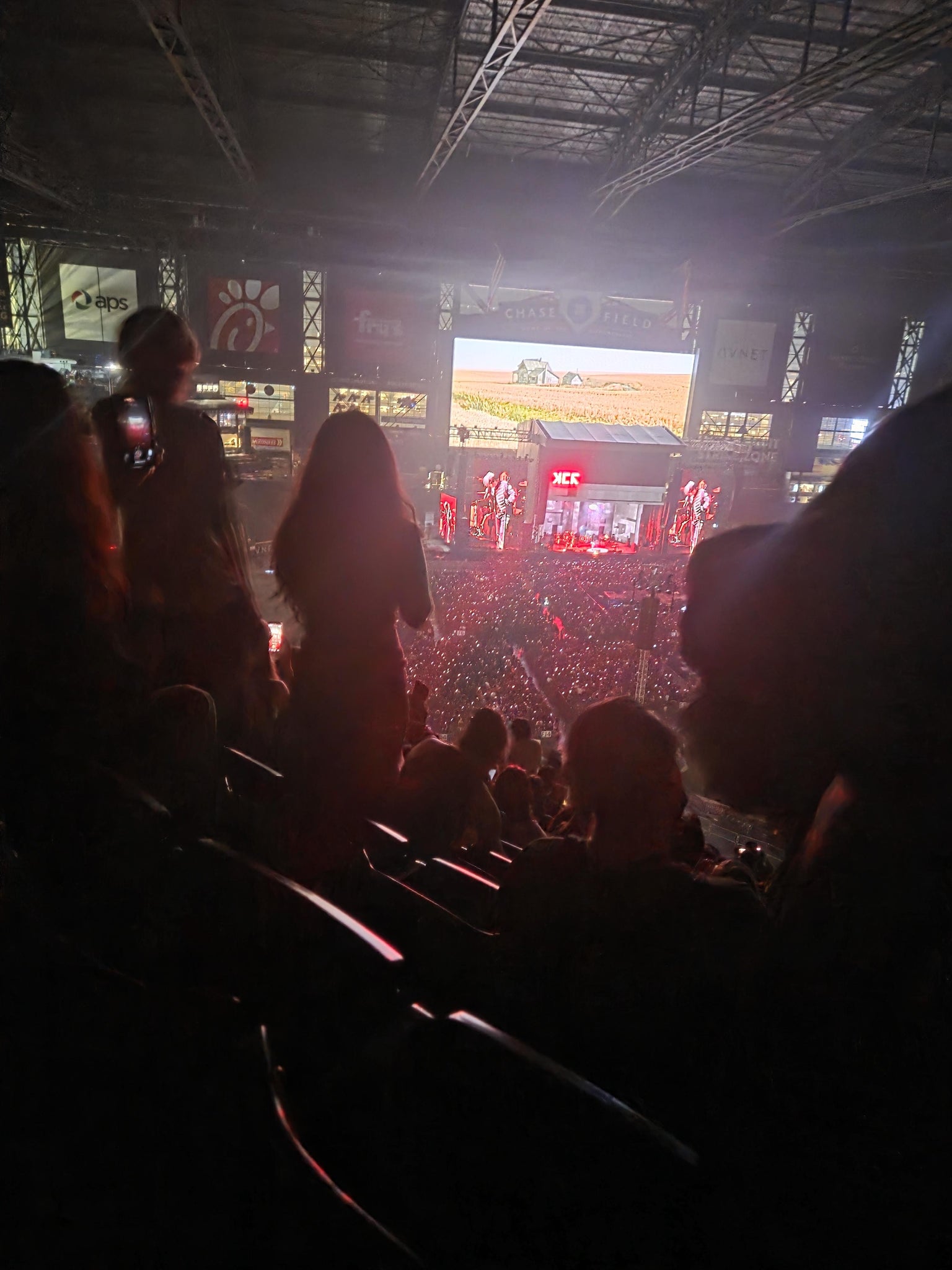 Real Fan View taken from Section 319 at Chase Field by Marcella C
