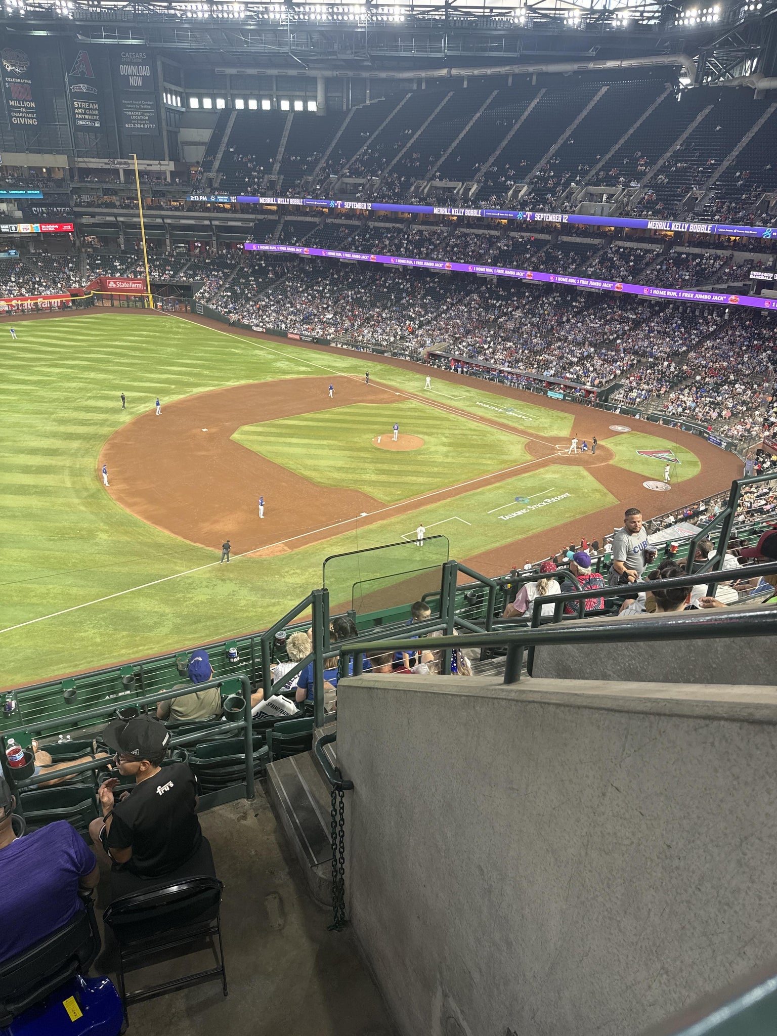 Real Fan View taken from Section 325 at Chase Field by Douglas G