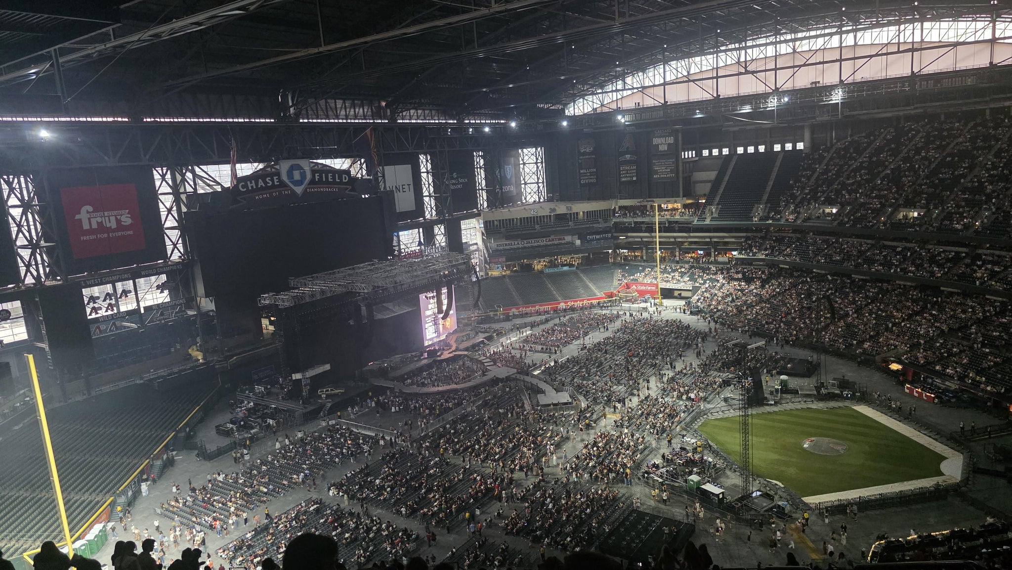 Real Fan View taken from Section 326 at Chase Field by Kendel S