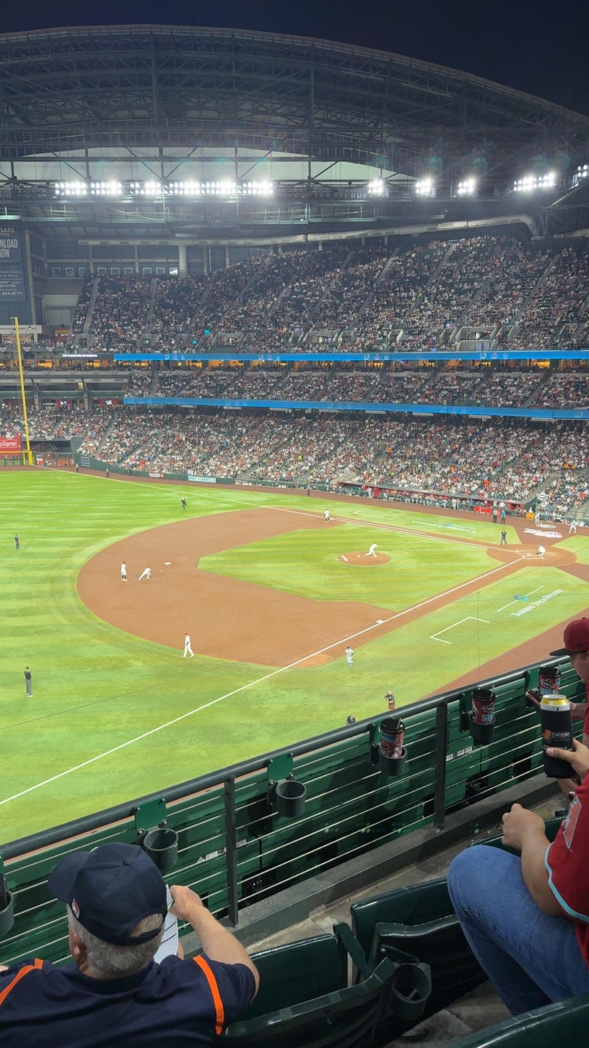 Real Fan View taken from Section 327 at Chase Field by Willita R