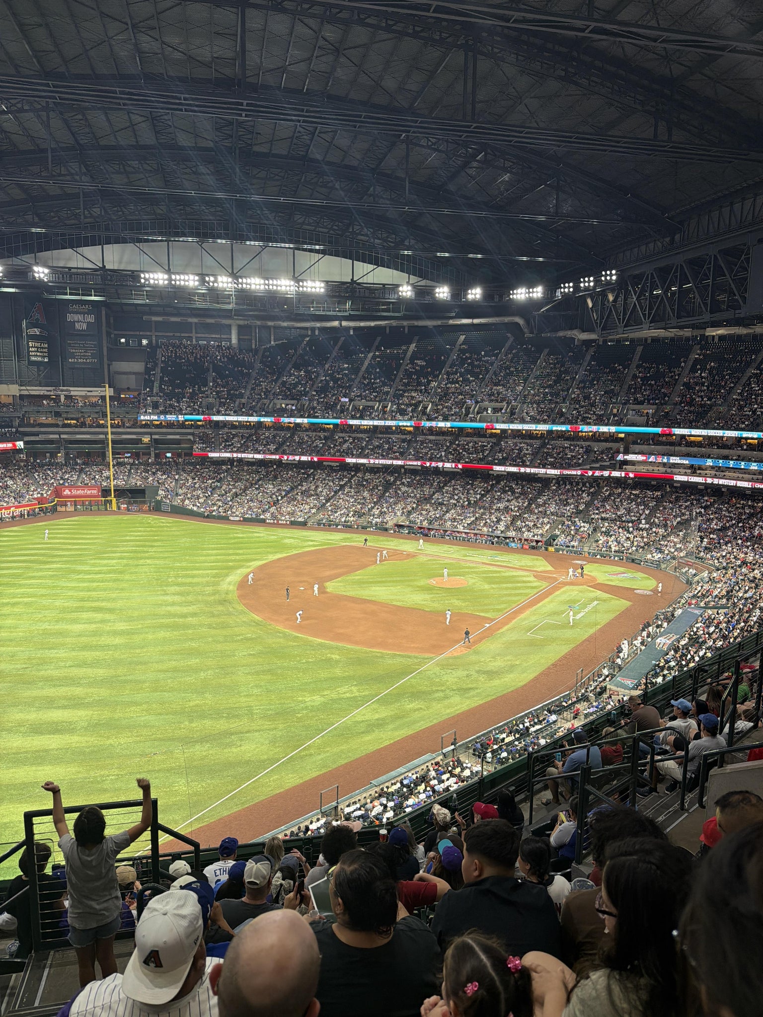 Real Fan View taken from Section 330 at Chase Field by Jose G