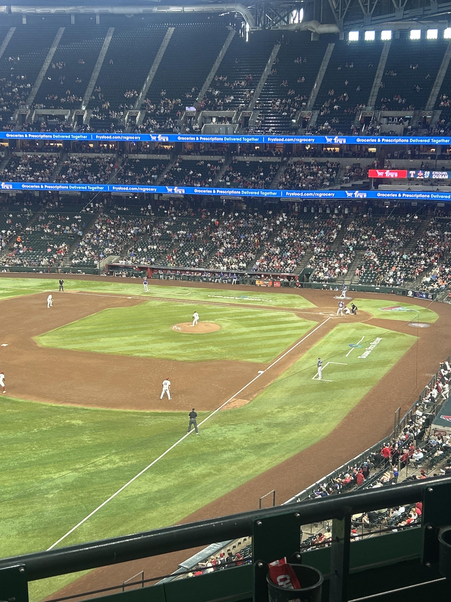 Vue réelle des fans prise de la Section 331 au site Chase Field par Jacob M
