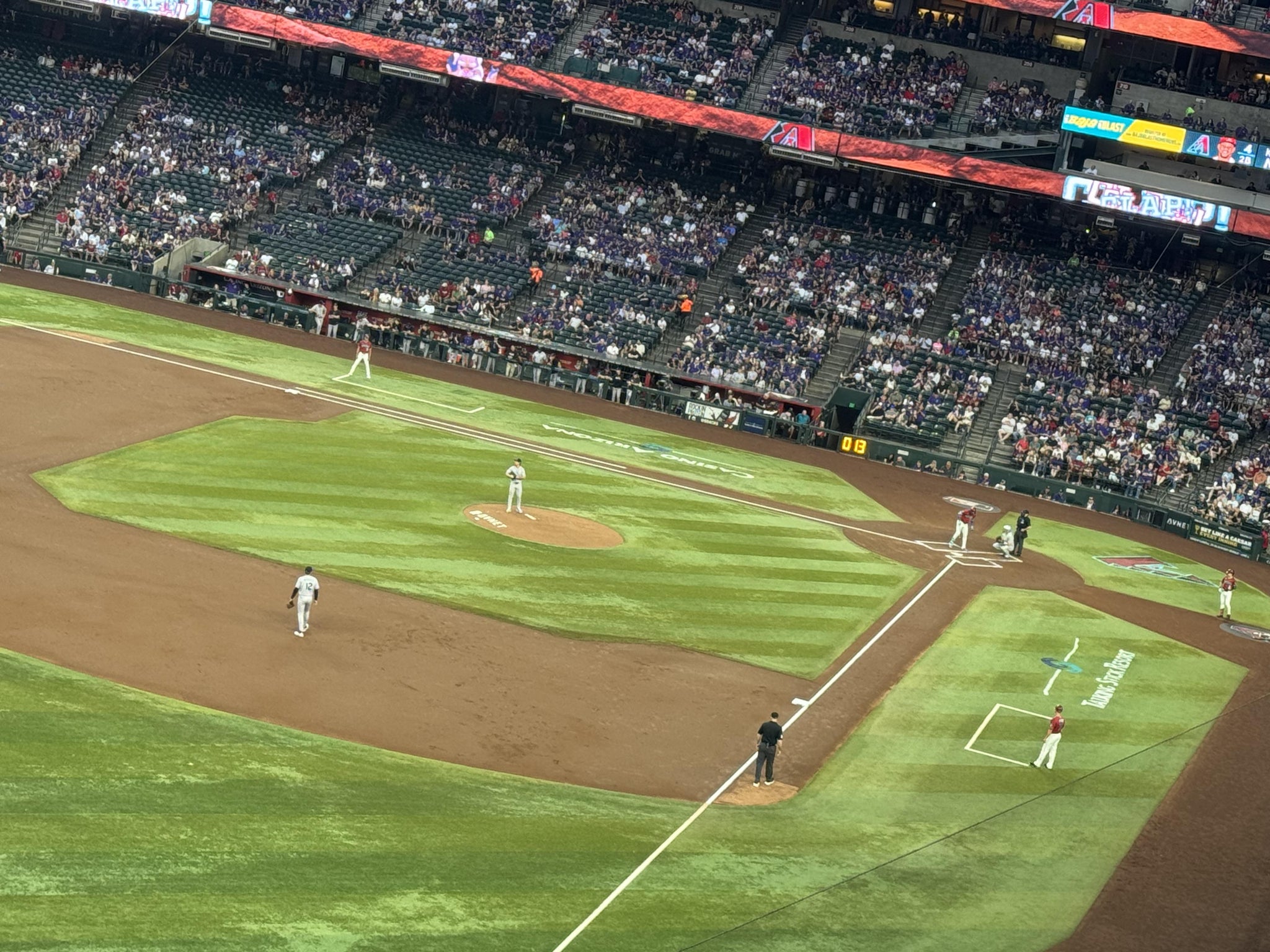 Real Fan View taken from Section 332 at Chase Field by Wilson V
