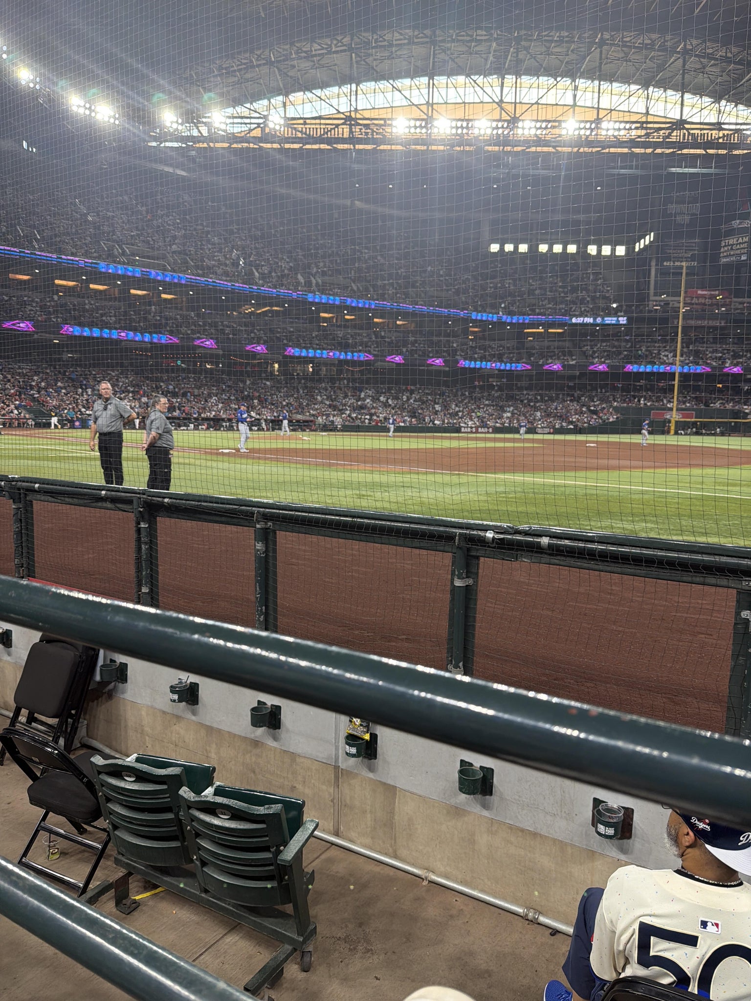 Real Fan View taken from Section A at Chase Field by April B