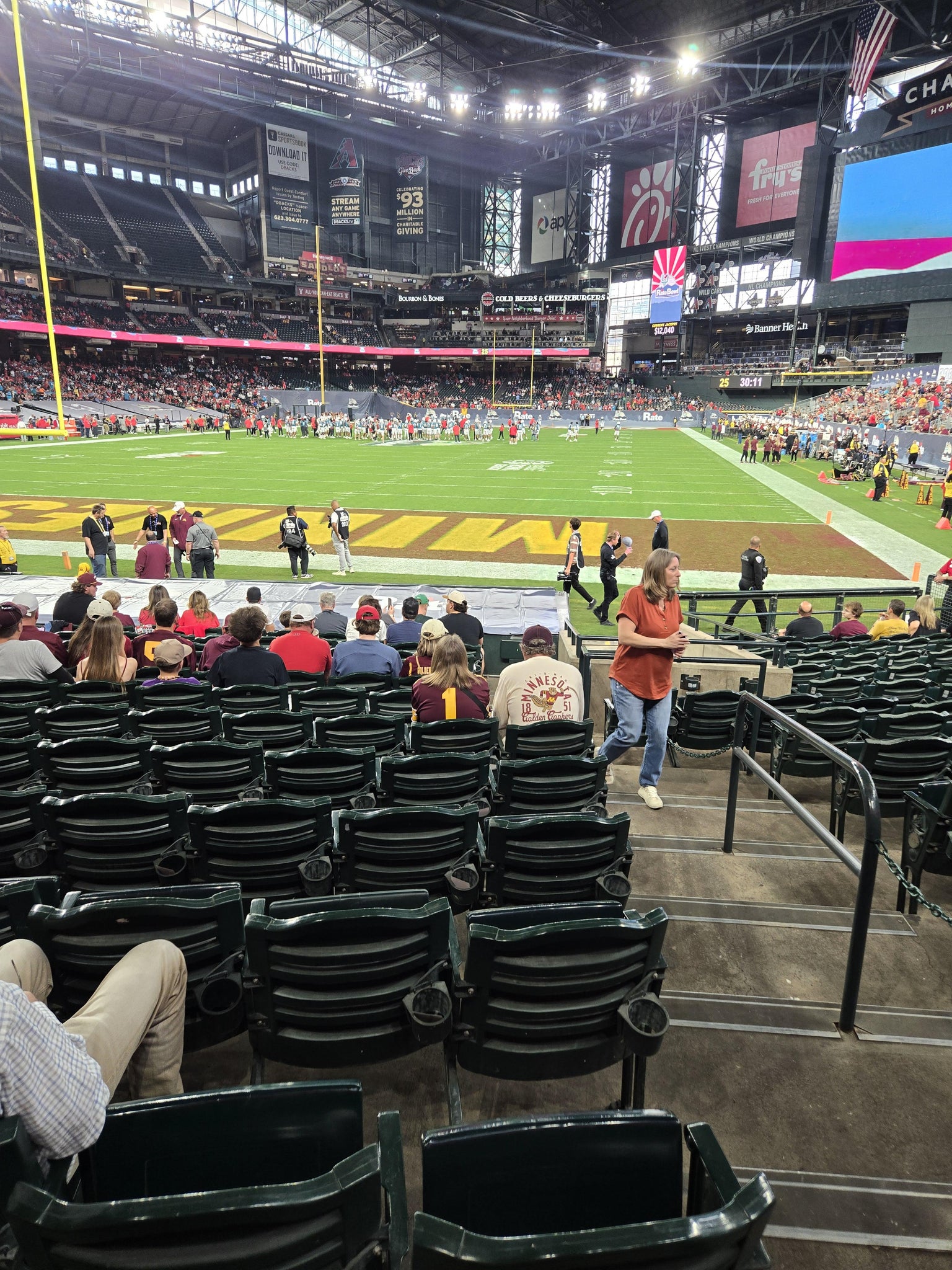 Real Fan View taken from Section C at Chase Field by Dustin V