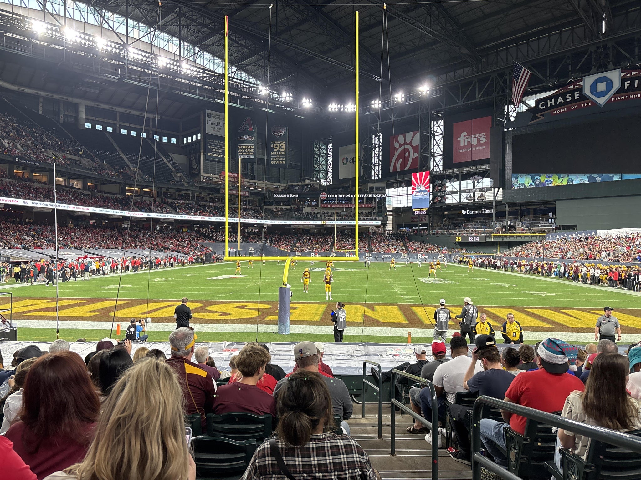 Real Fan View taken from Section E at Chase Field by Jennifer B