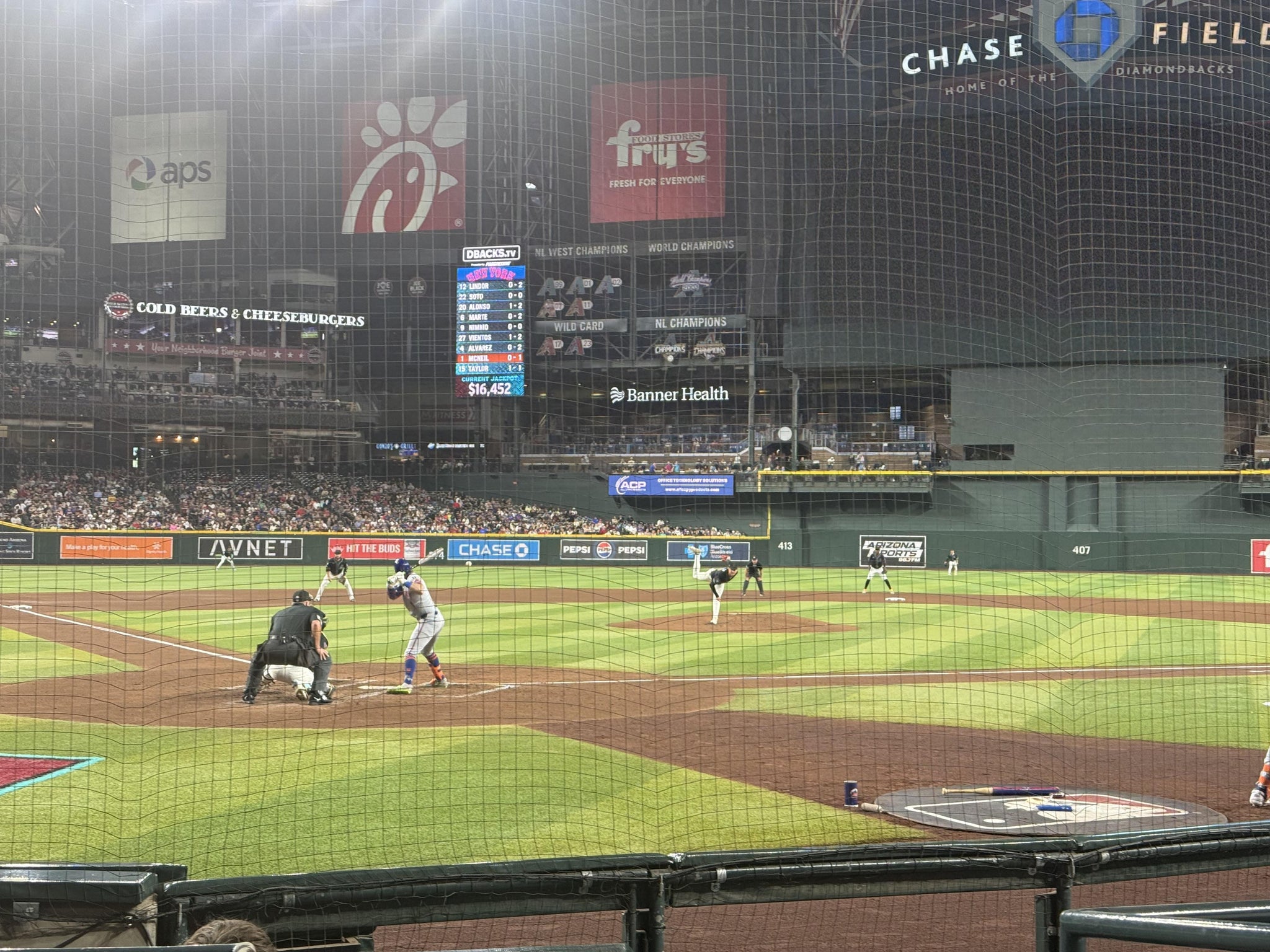 Real Fan View taken from Section I at Chase Field by Ryan R