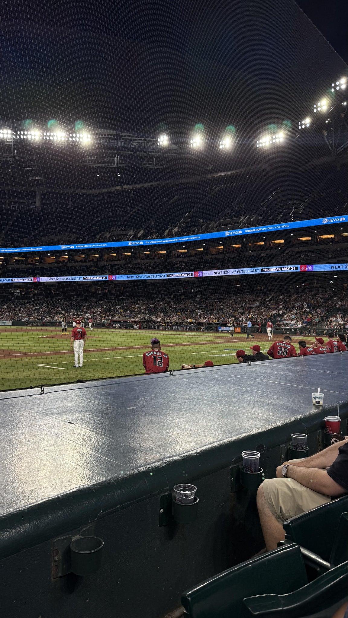 Real Fan View taken from Section Q at Chase Field by Bryant C
