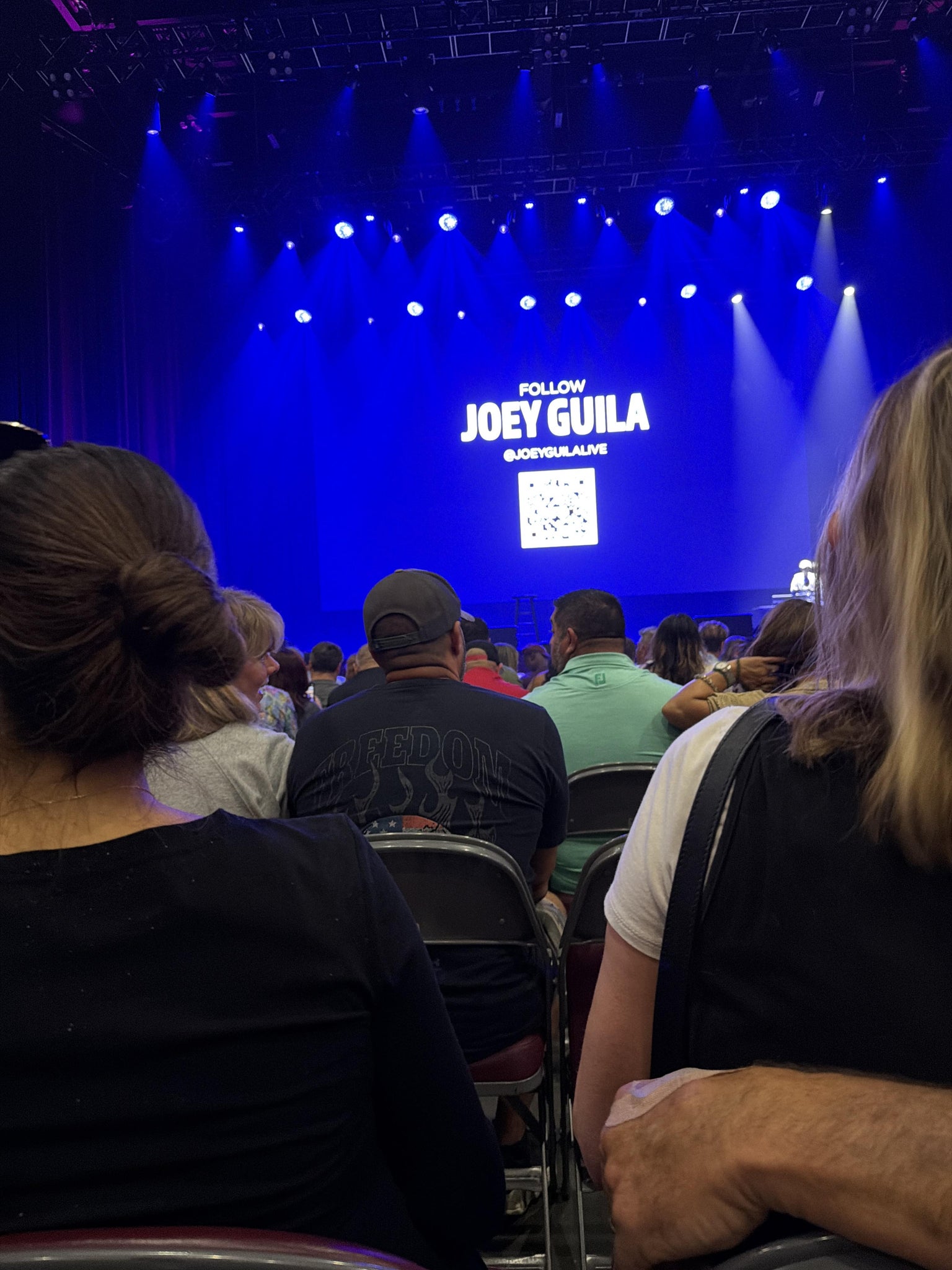 Real Fan View taken from Section 102 at Choctaw Grand Theater by Jacob J