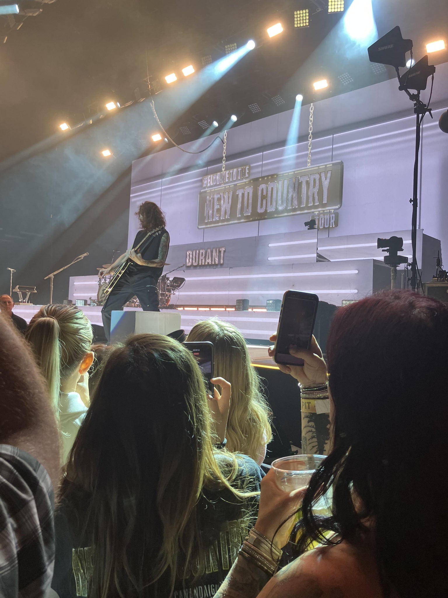 Real Fan View taken from Section GA PIT at Choctaw Grand Theater by Maddi H