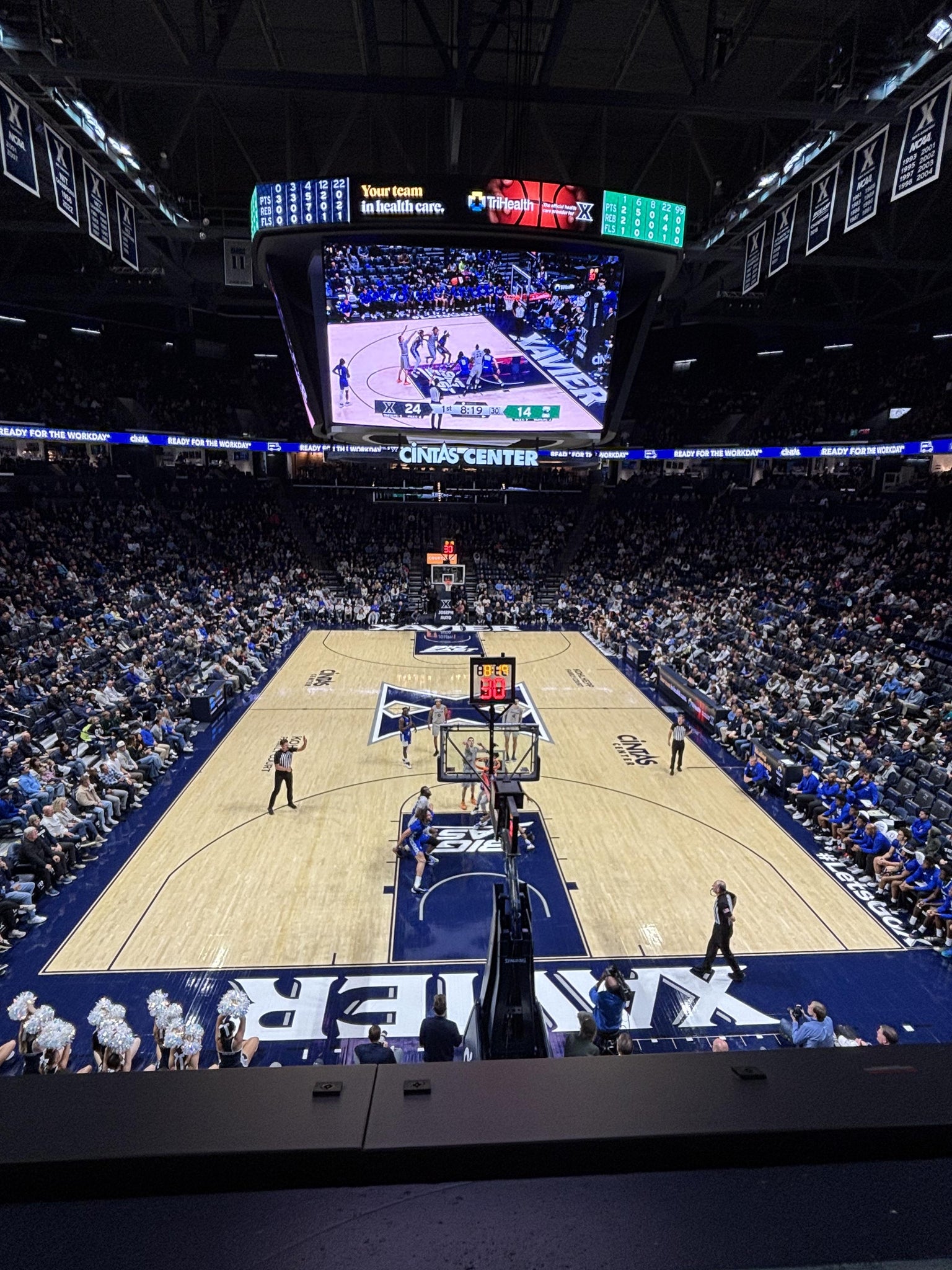 Real Fan View taken from Section 221 at Cintas Center by Ray H