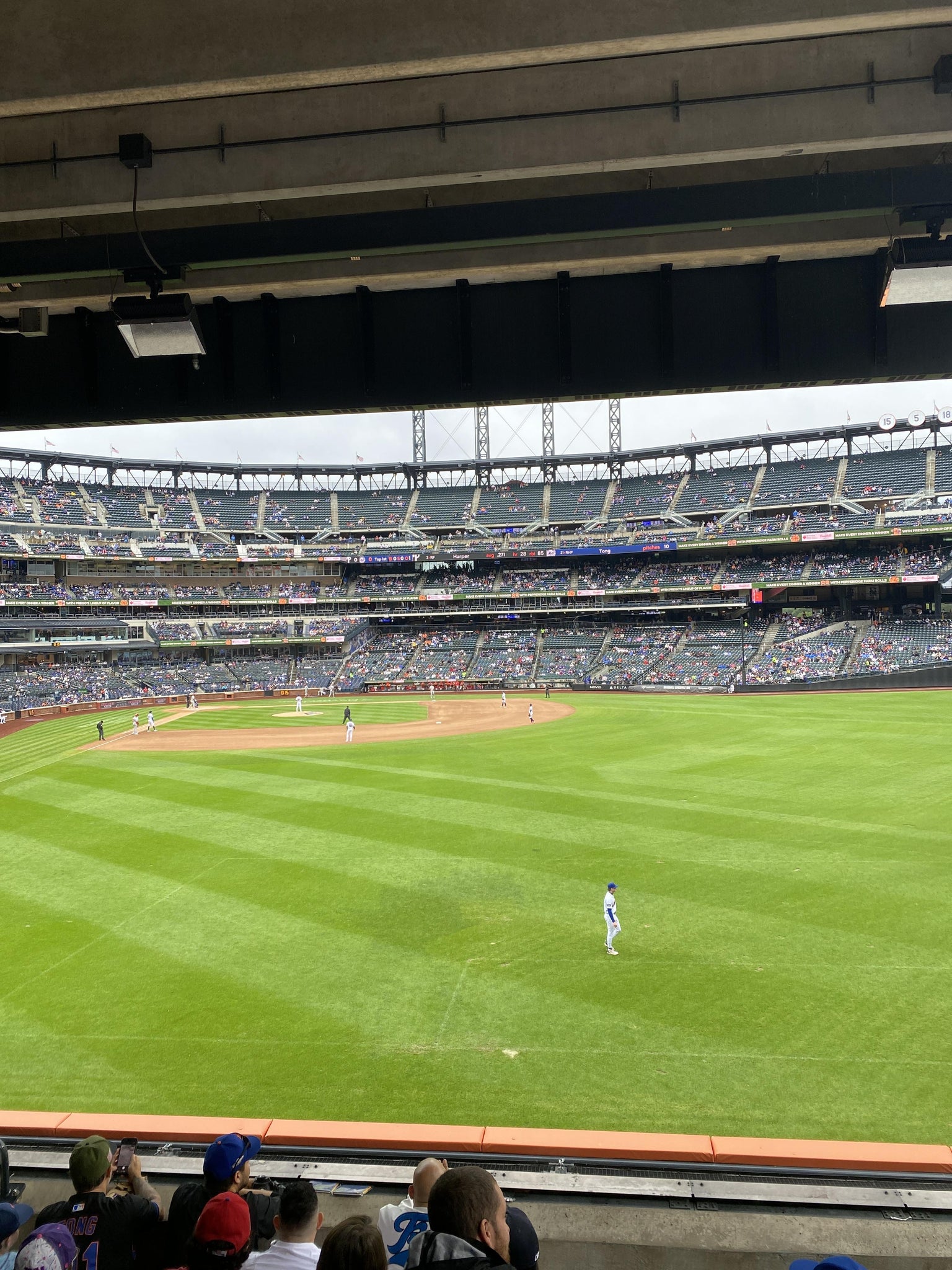 Real Fan View taken from Section 101 at Citi Field by Steve J