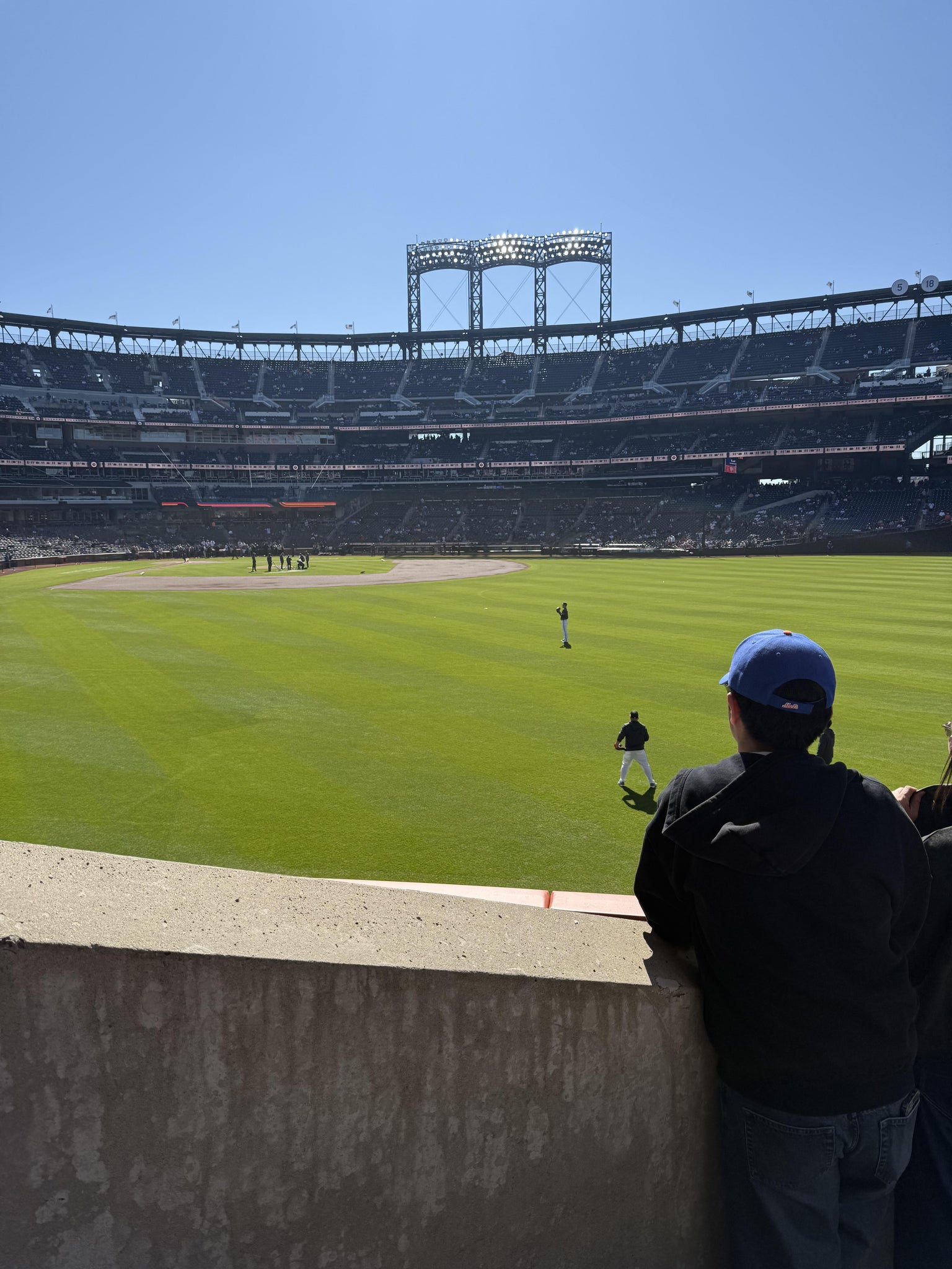 Real Fan View taken from Section 101 at Citi Field by Tracey M