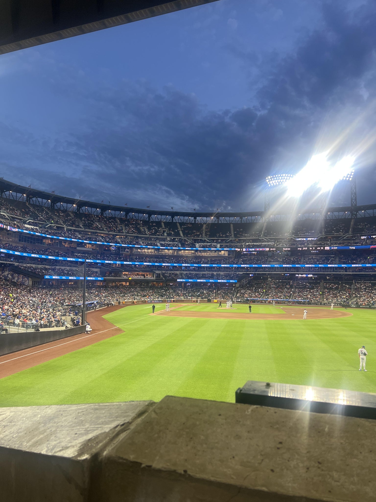 Real Fan View taken from Section 102 at Citi Field by Chloe R