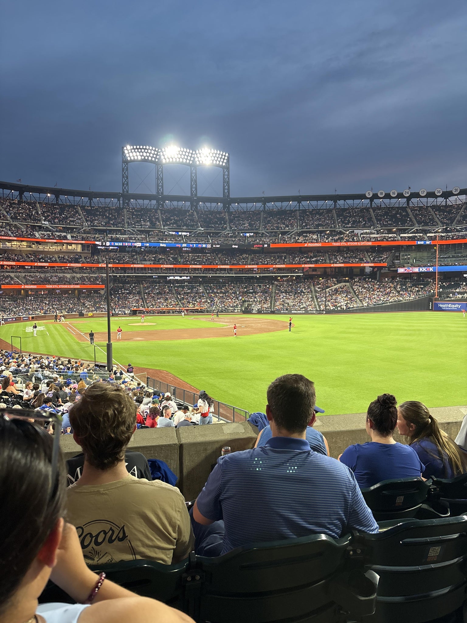 Real Fan View taken from Section 104 at Citi Field by Hadyn C