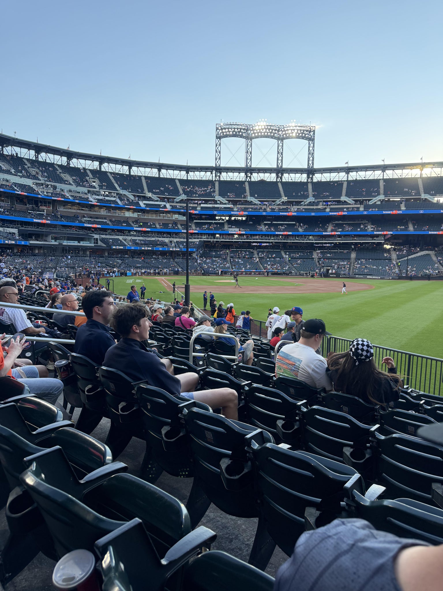 Real Fan View taken from Section 104 at Citi Field by Gustavo A