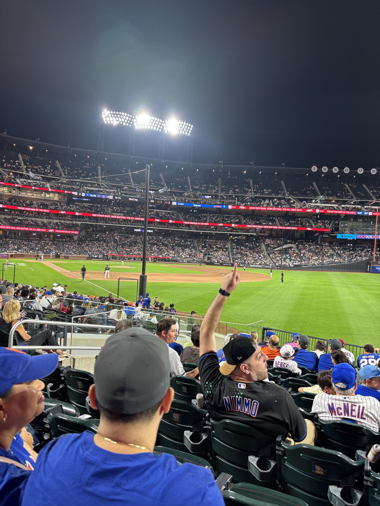 Real Fan View taken from Section 106 at Citi Field by Glenda M