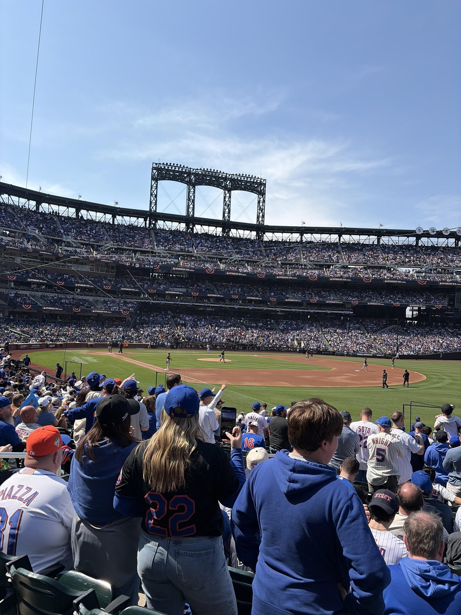 Real Fan View taken from Section 107 at Citi Field by Neil C