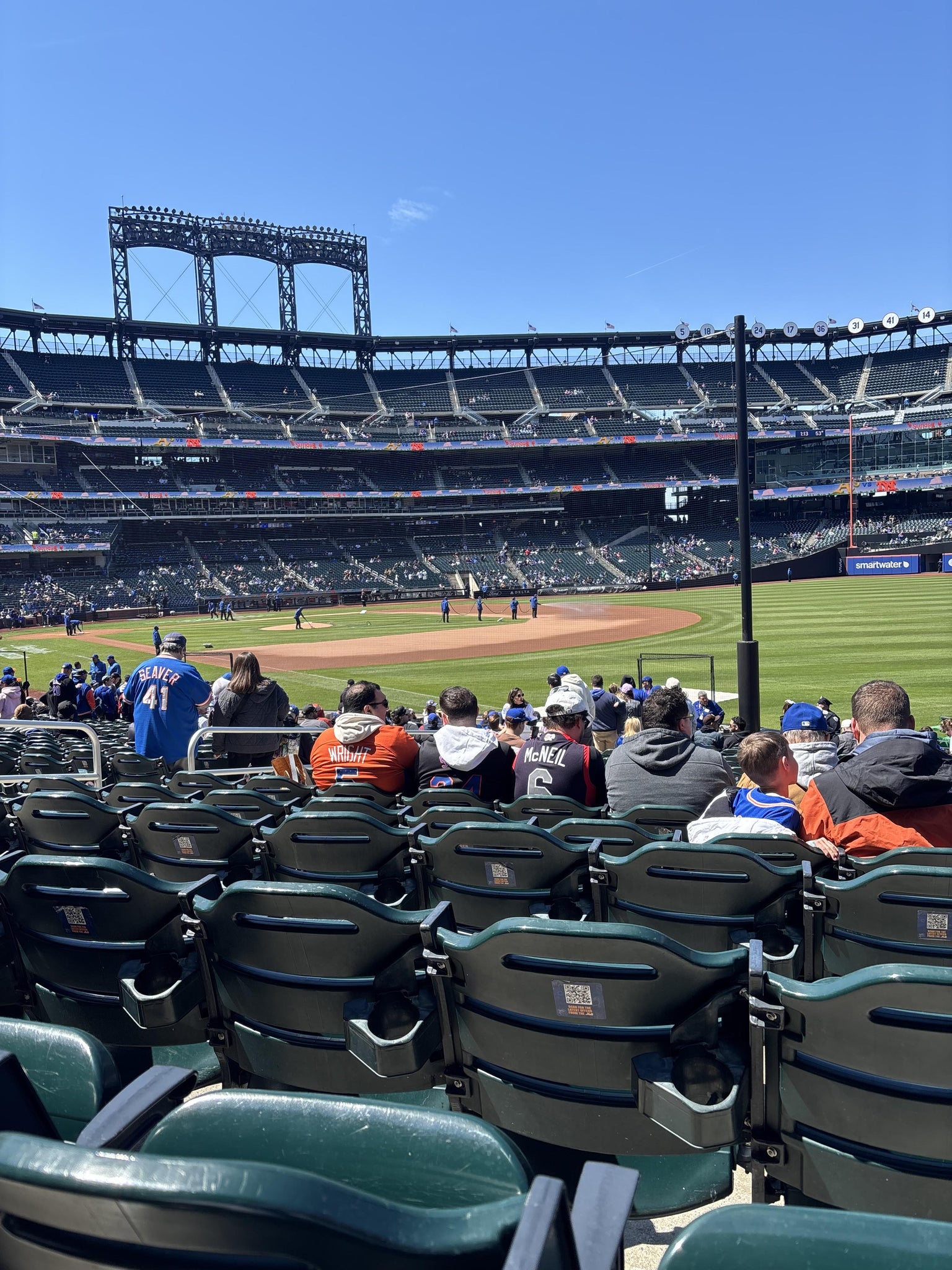 Real Fan View taken from Section 107 at Citi Field by Sophia S