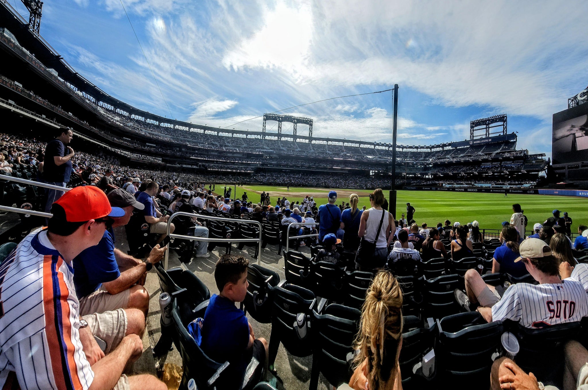 Real Fan View taken from Section 107 at Citi Field by Carl S
