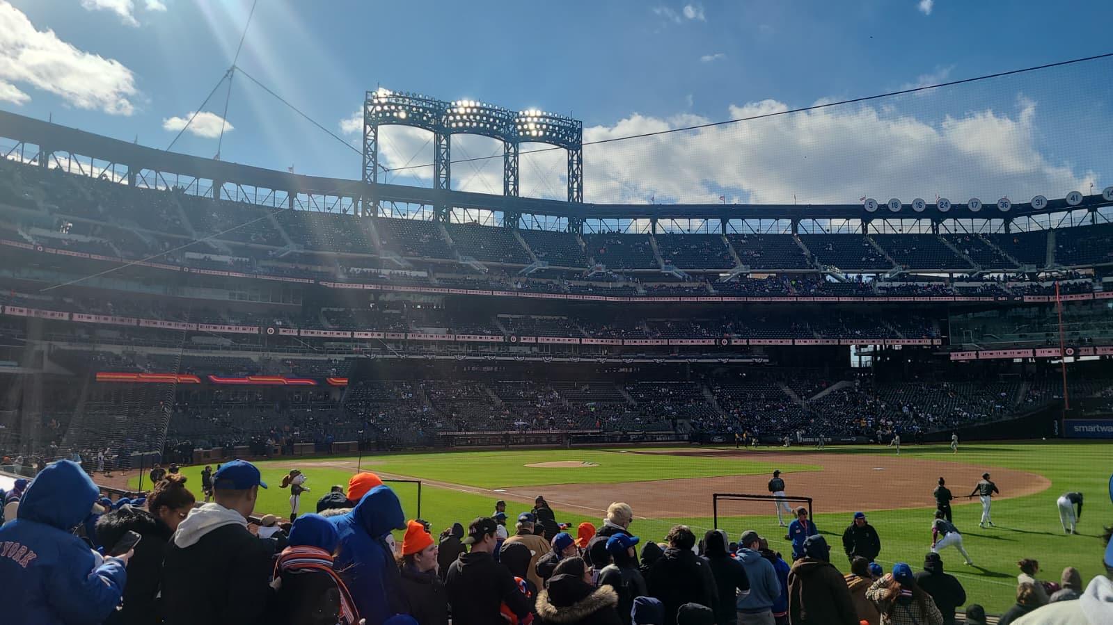 Real Fan View taken from Section 109 at Citi Field by Emmalee H