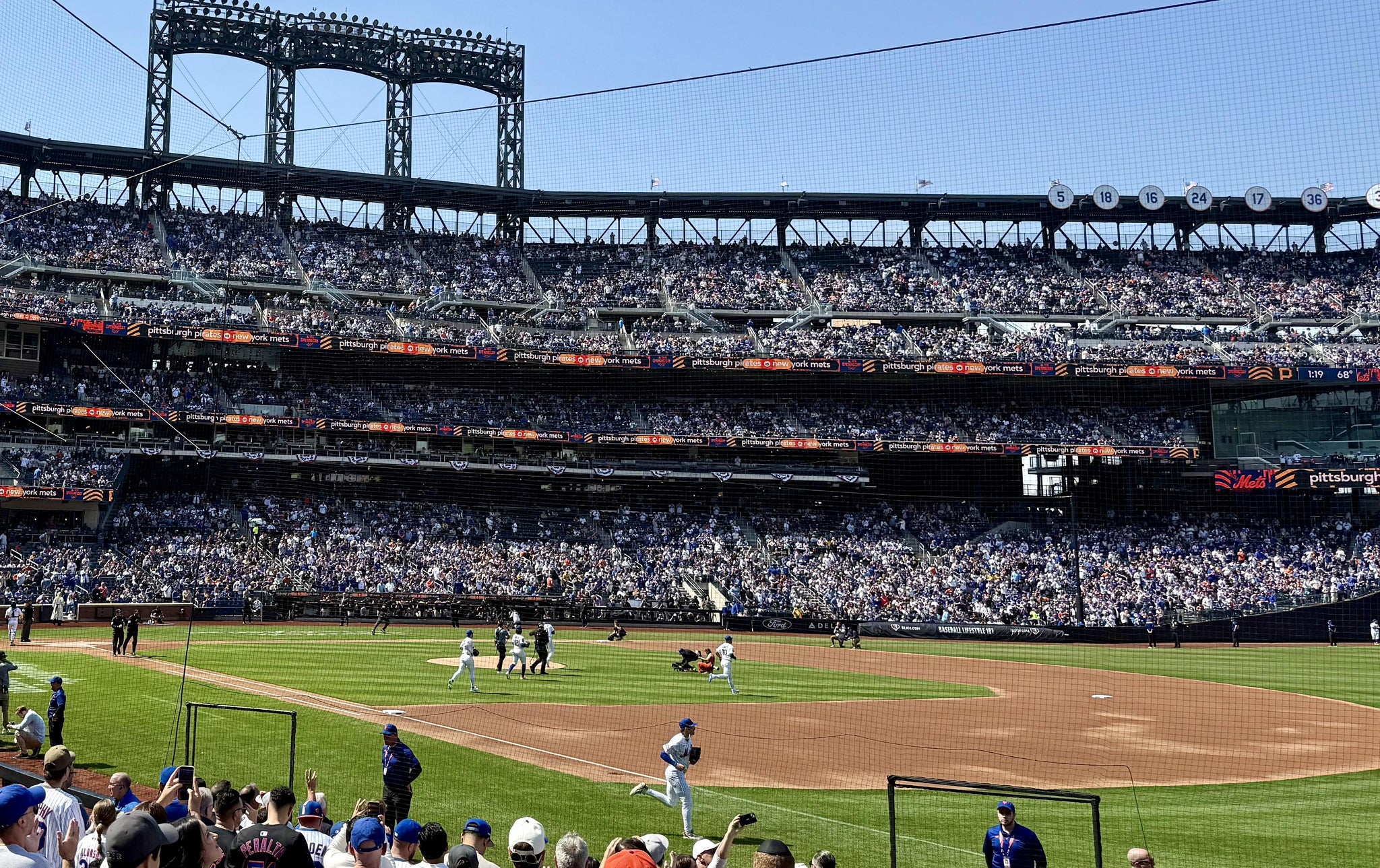 Real Fan View taken from Section 109 at Citi Field by William B